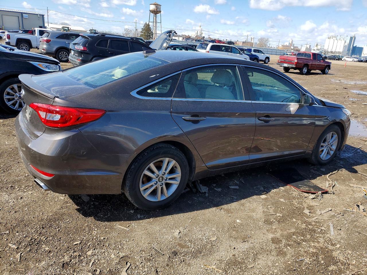 2015 Hyundai Sonata Se Charcoal vin: 5NPE24AF0FH222379