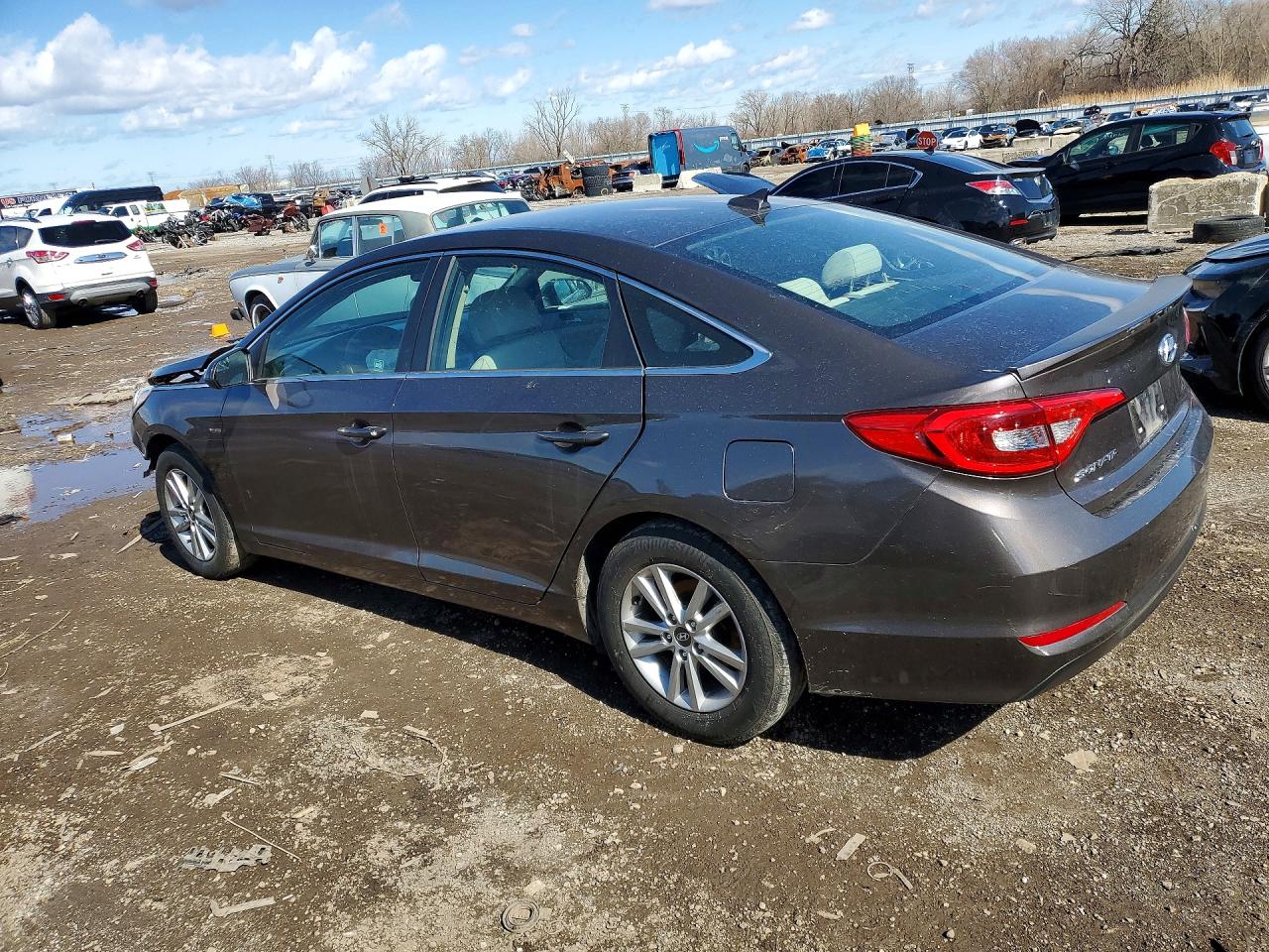 2015 Hyundai Sonata Se Charcoal vin: 5NPE24AF0FH222379