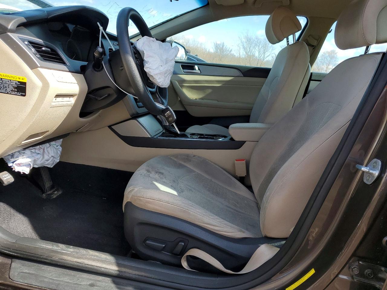2015 Hyundai Sonata Se Charcoal vin: 5NPE24AF0FH222379