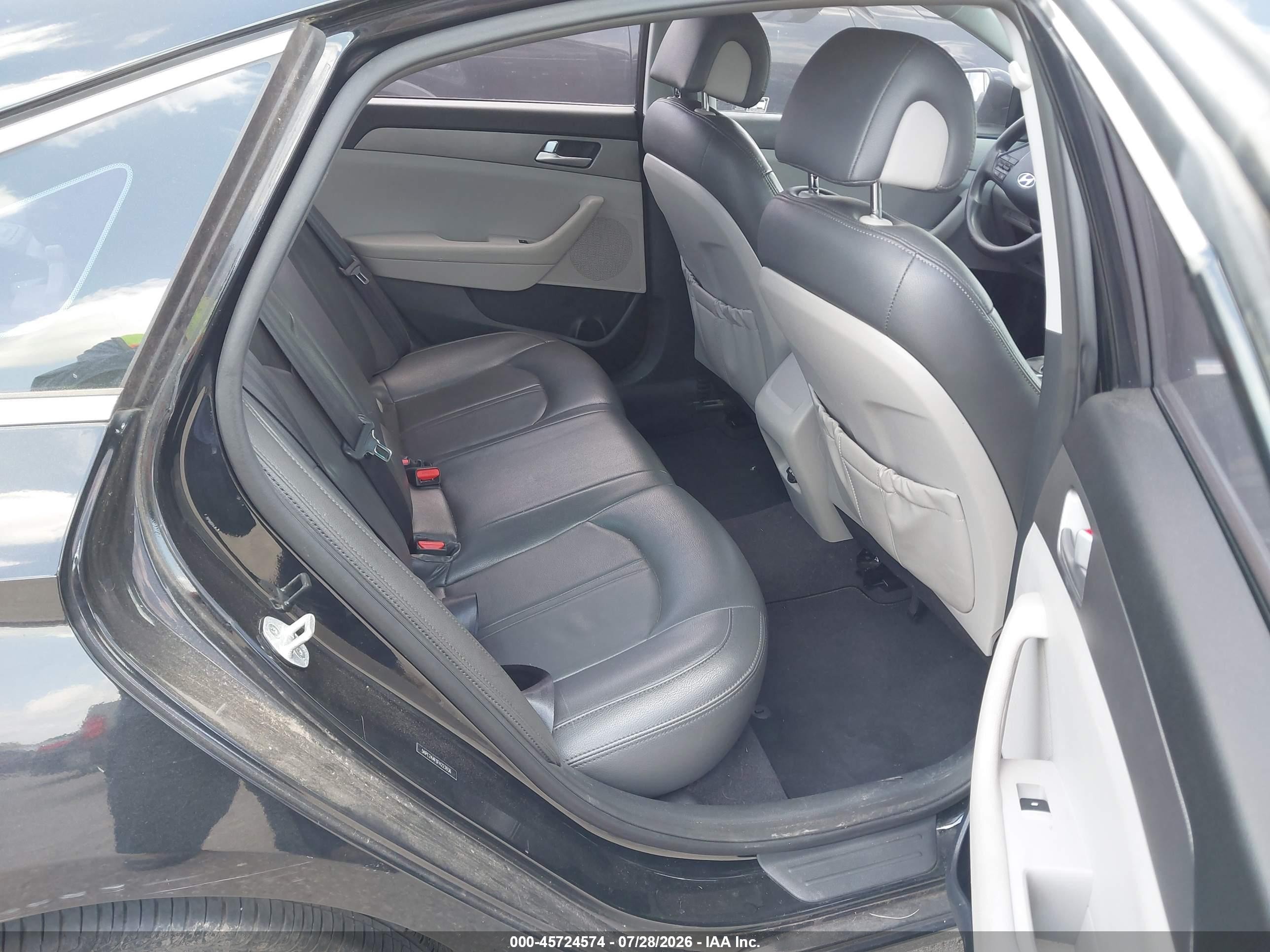 2015 Hyundai Sonata Se Black vin: 5NPE24AF0FH223936