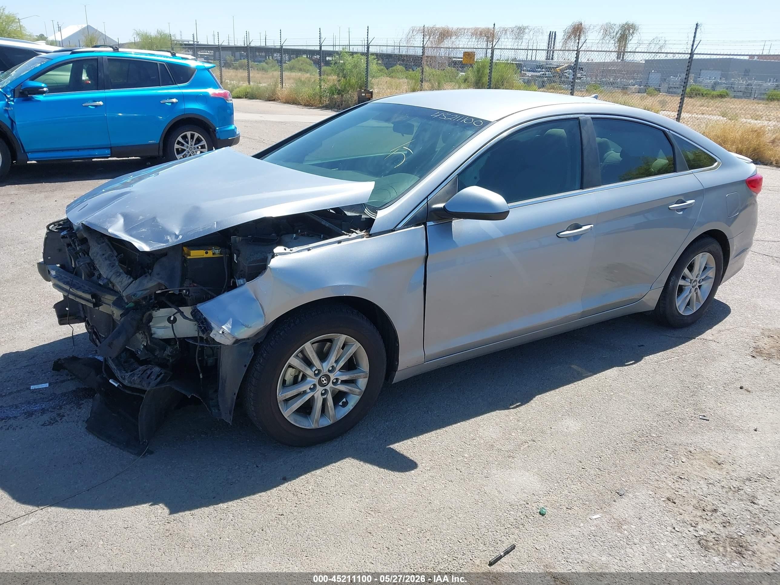 2015 Hyundai Sonata Se Gray vin: 5NPE24AF0FH230725