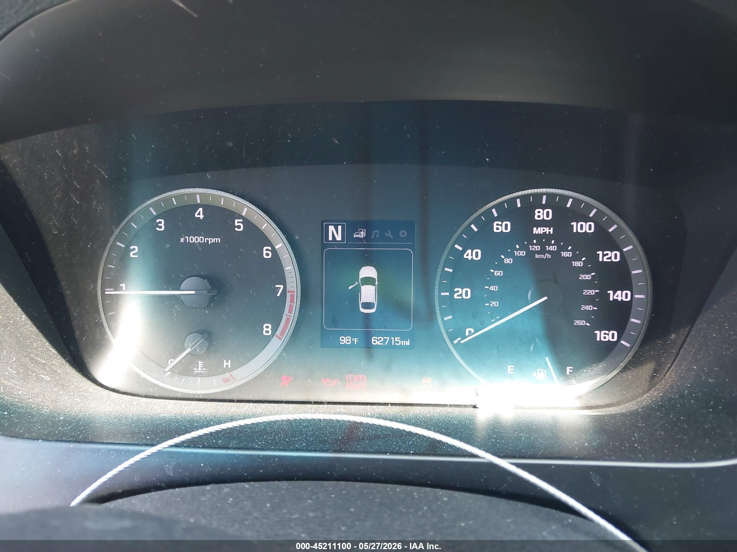 2015 Hyundai Sonata Se Gray vin: 5NPE24AF0FH230725