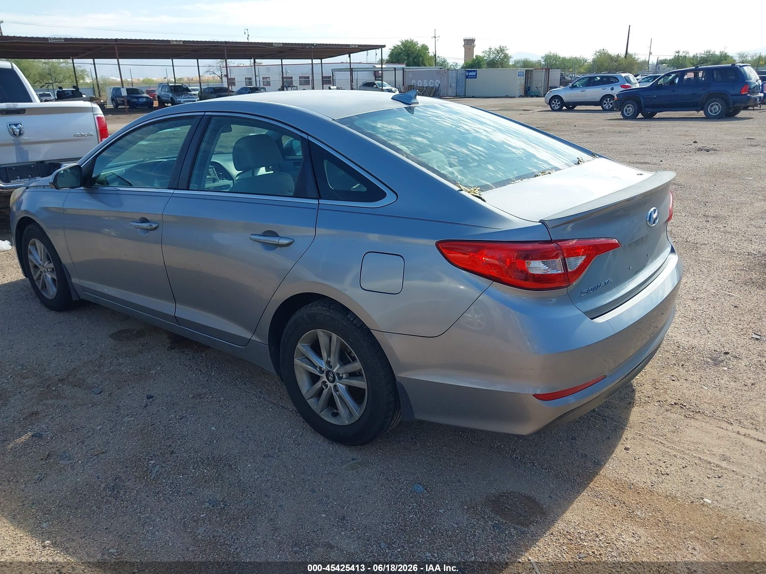 2015 Hyundai Sonata Se Silver vin: 5NPE24AF0FH240817