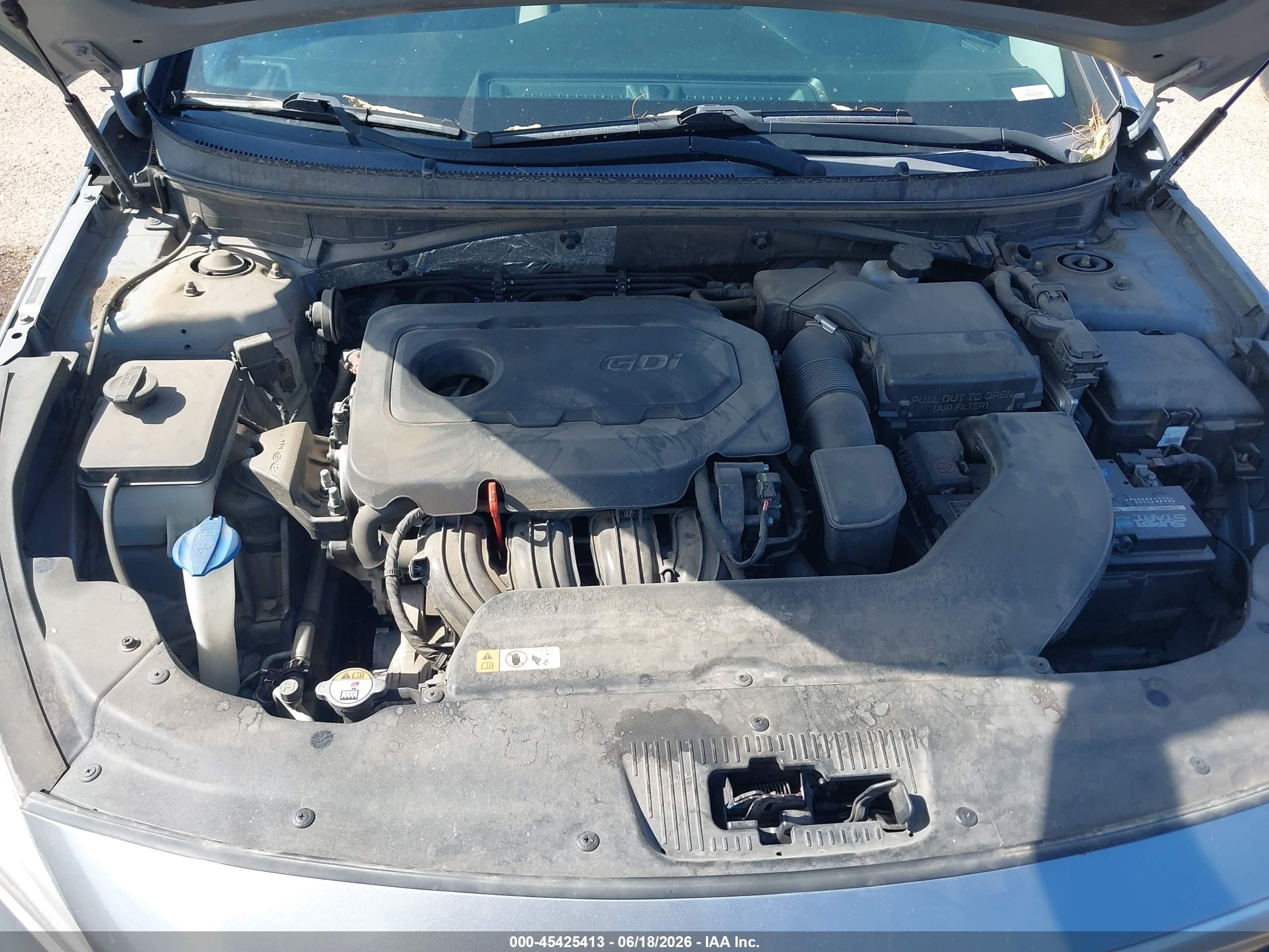 2015 Hyundai Sonata Se Silver vin: 5NPE24AF0FH240817