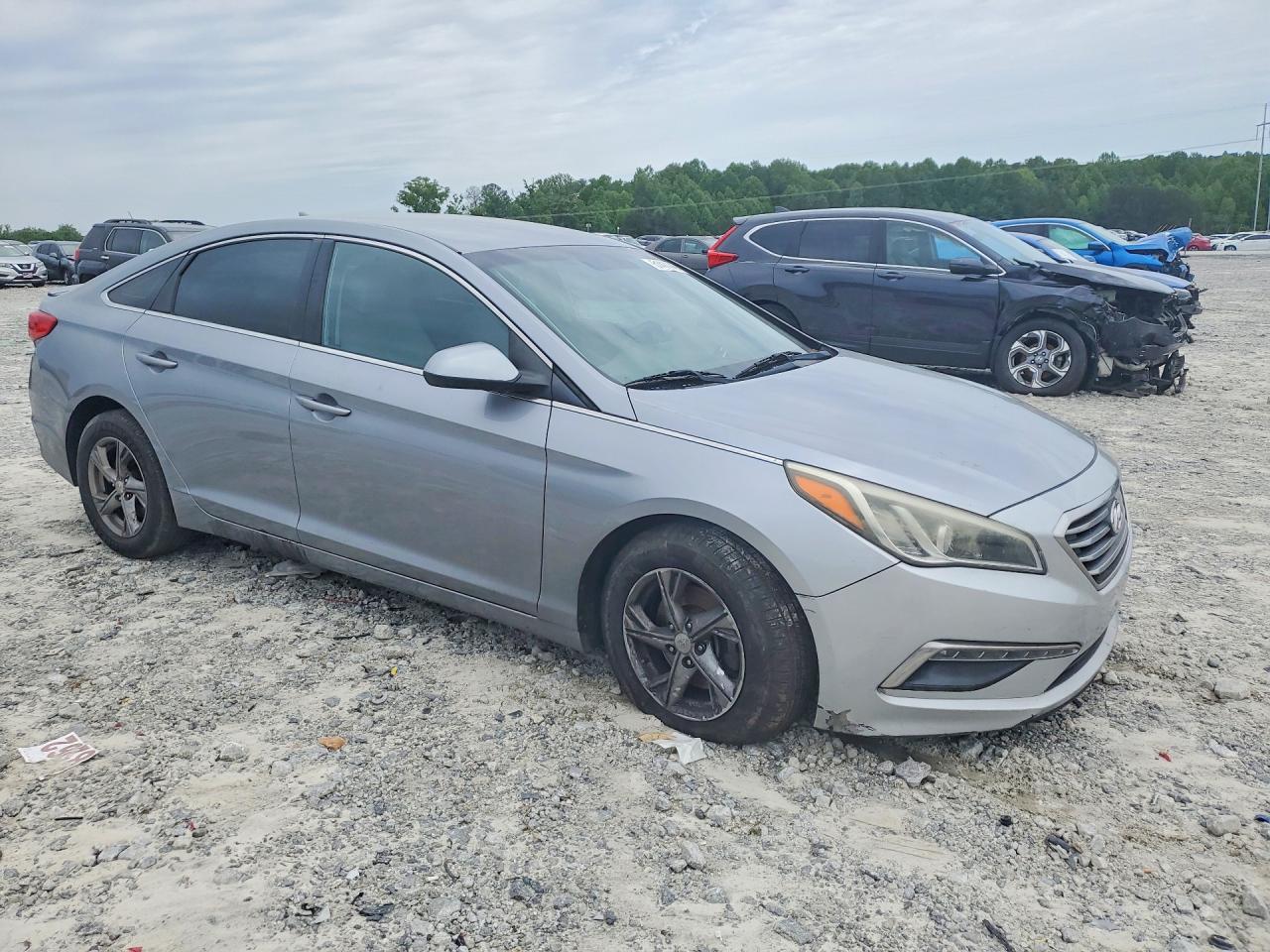 2015 Hyundai Sonata Se Silver vin: 5NPE24AF0FH241952