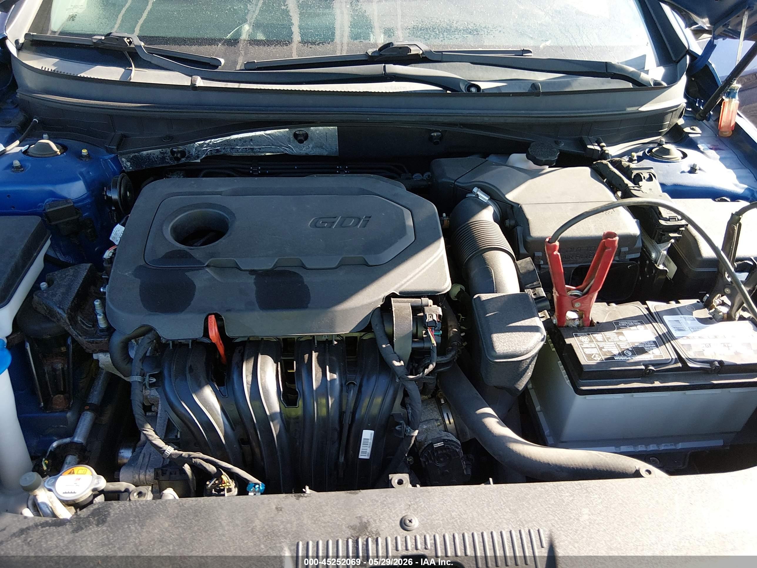 2015 Hyundai Sonata Se Синий vin: 5NPE24AF0FH248156