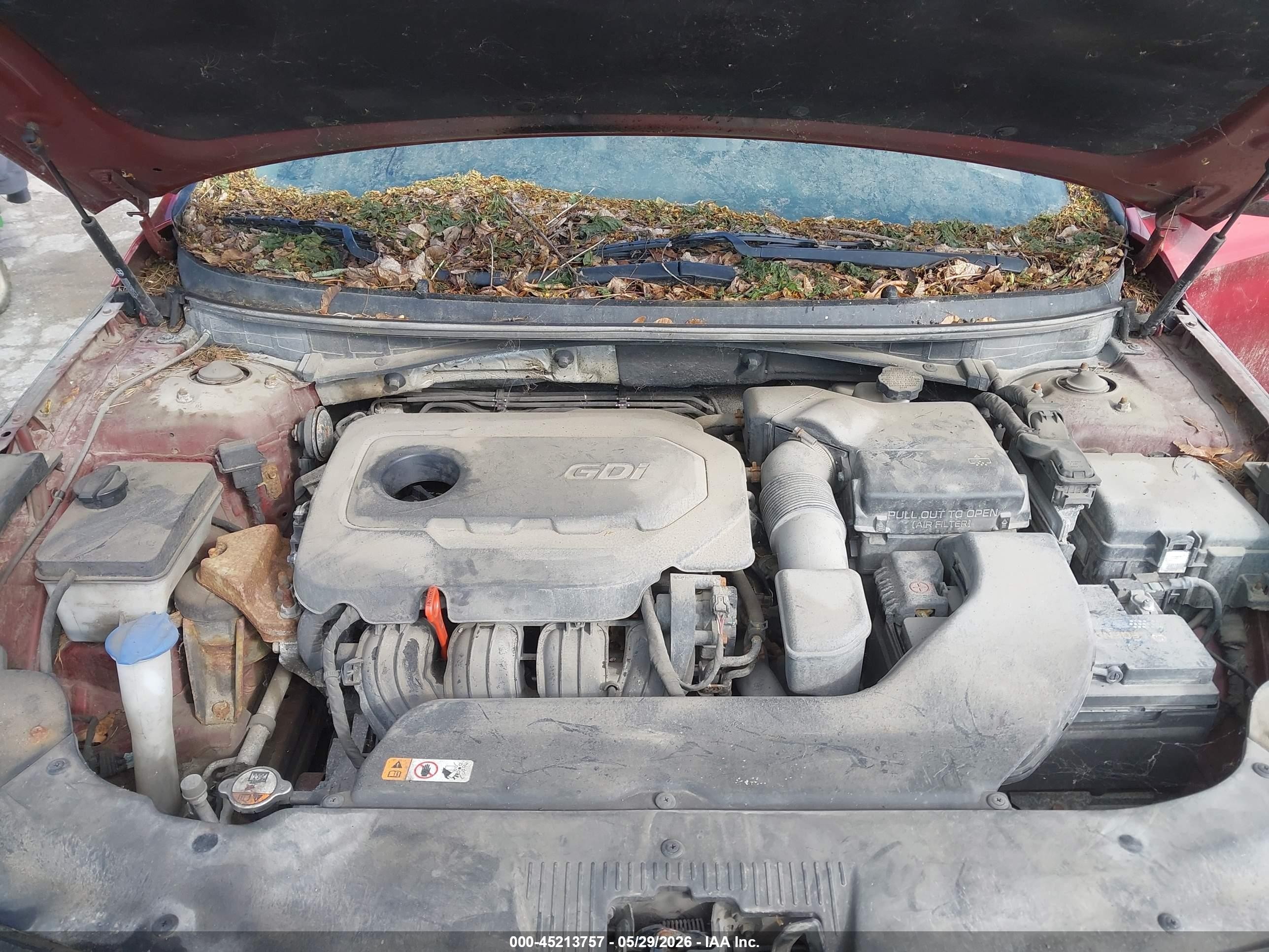 2015 Hyundai Sonata Se Бордовый vin: 5NPE24AF0FH248609