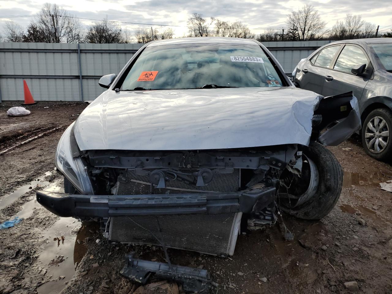 2015 Hyundai Sonata Se Gray vin: 5NPE24AF0FH249596