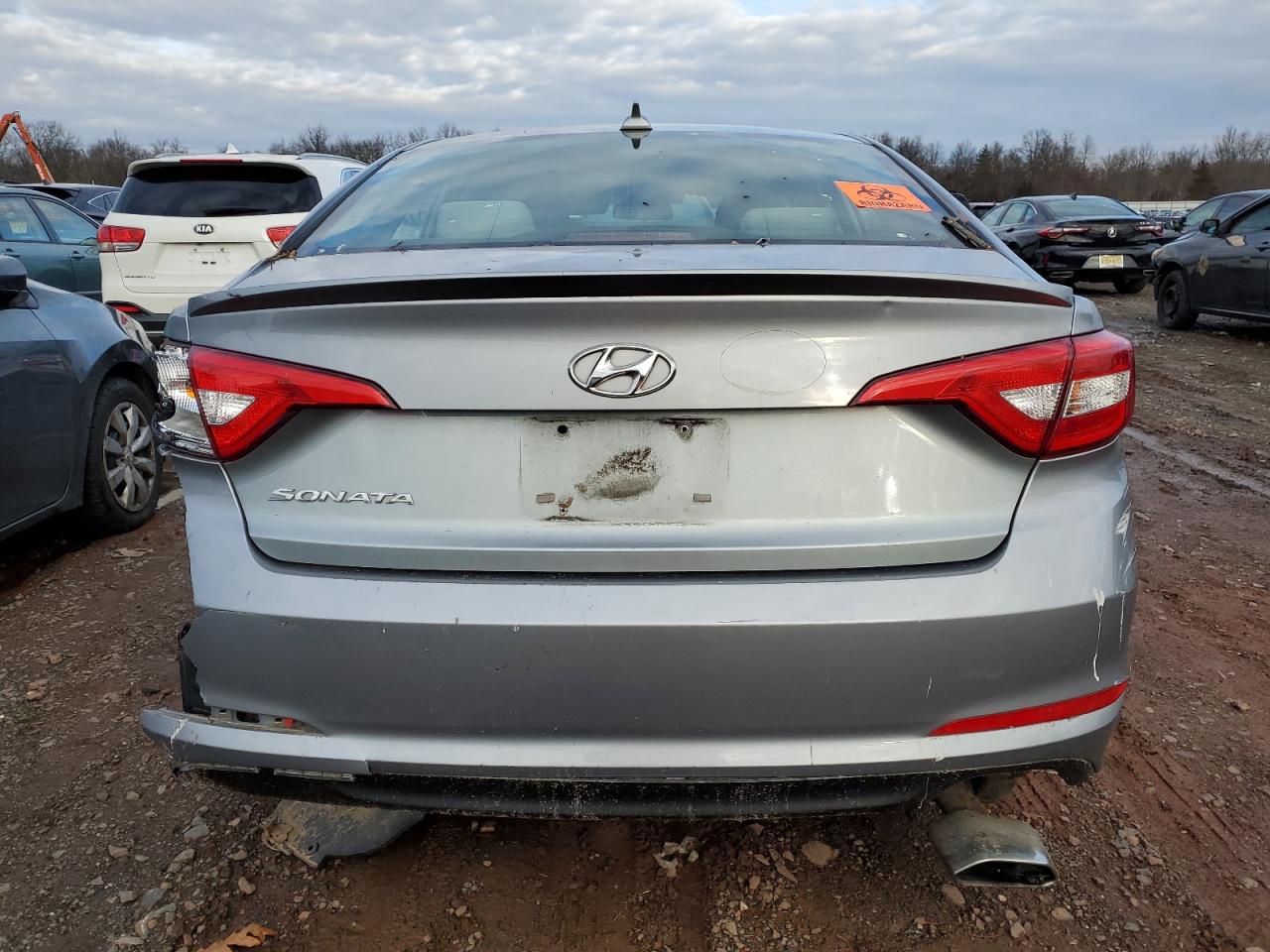2015 Hyundai Sonata Se Gray vin: 5NPE24AF0FH249596