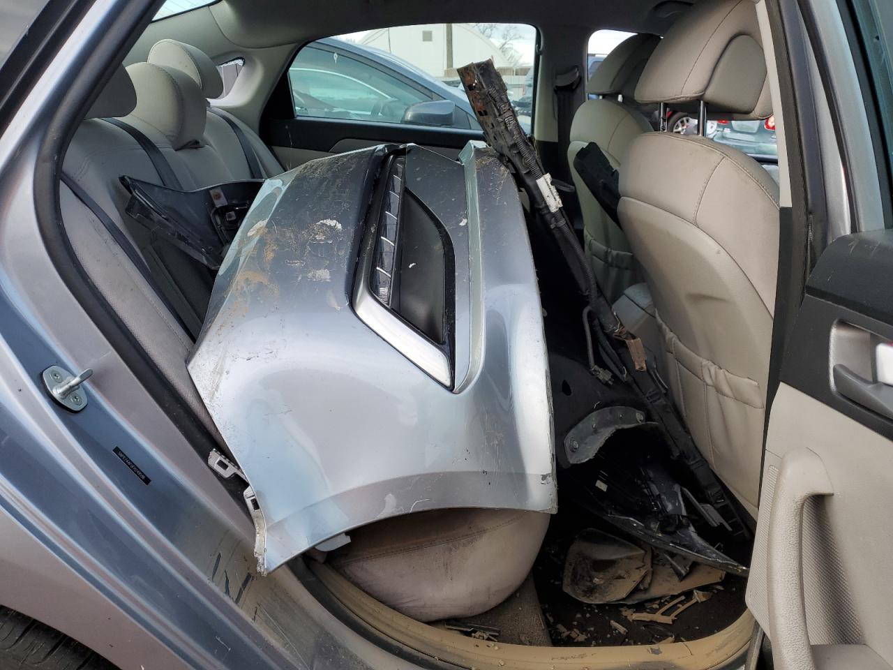 2015 Hyundai Sonata Se Gray vin: 5NPE24AF0FH249596