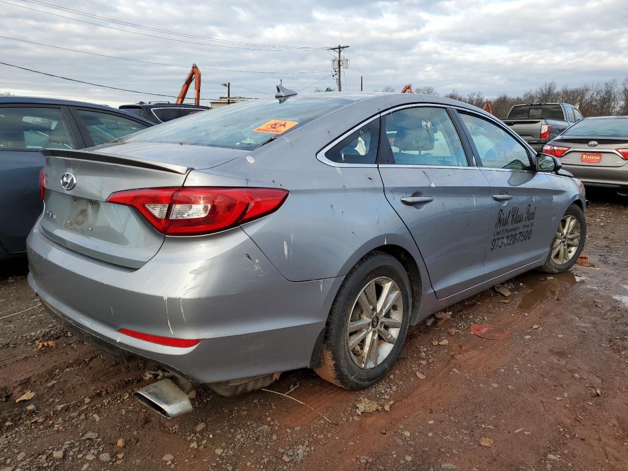 2015 Hyundai Sonata Se Gray vin: 5NPE24AF0FH249596