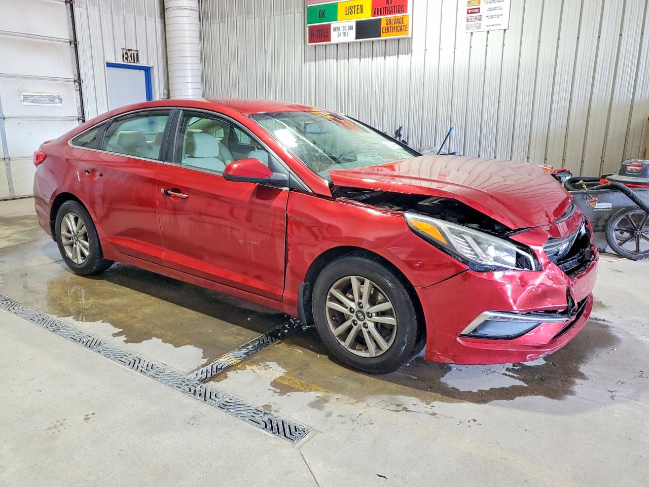 2015 Hyundai Sonata Se Maroon vin: 5NPE24AF0FH253535