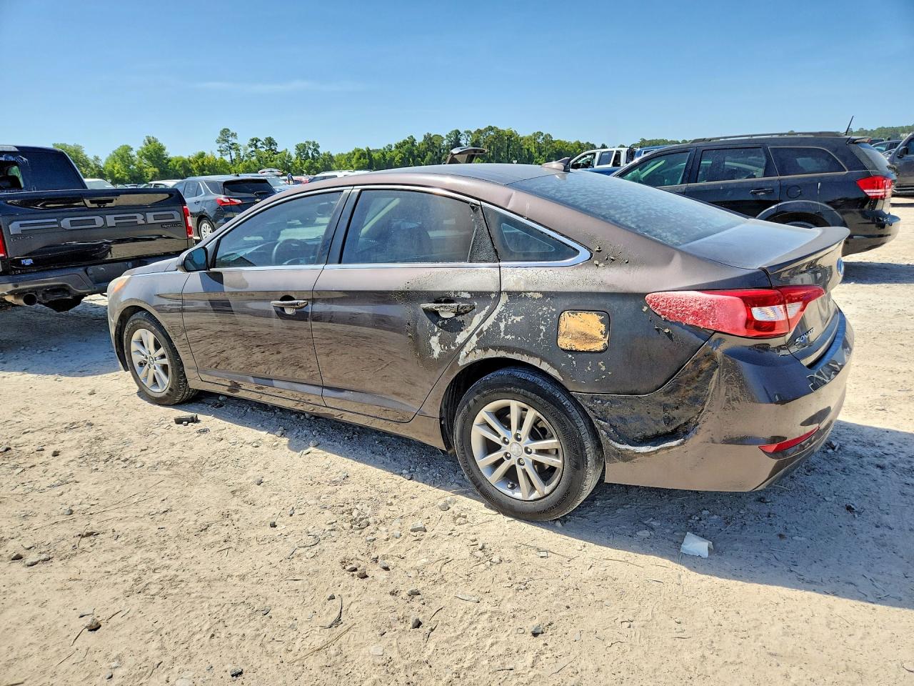 2015 Hyundai Sonata Se Brown vin: 5NPE24AF0FH254345