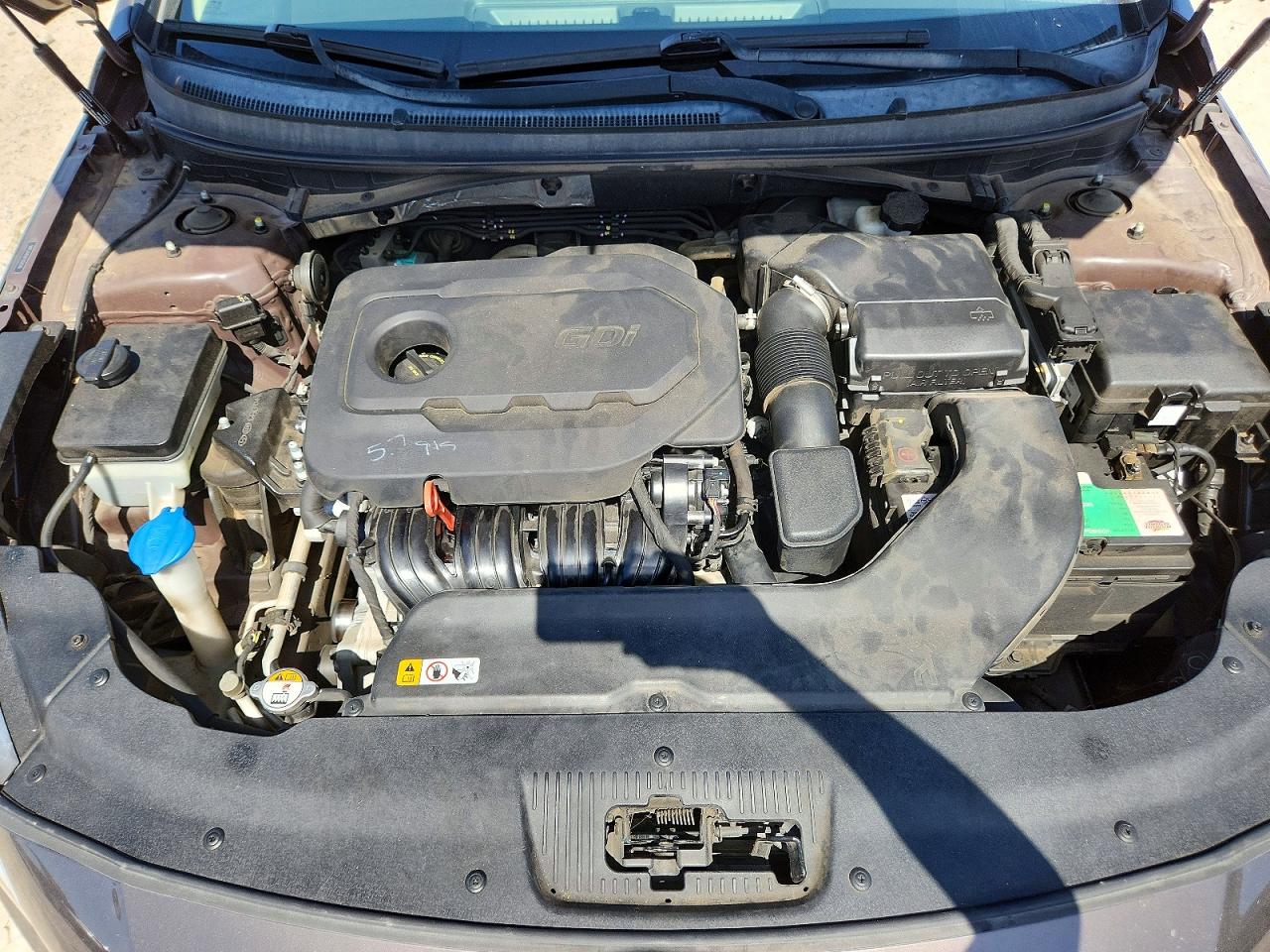 2015 Hyundai Sonata Se Brown vin: 5NPE24AF0FH254345