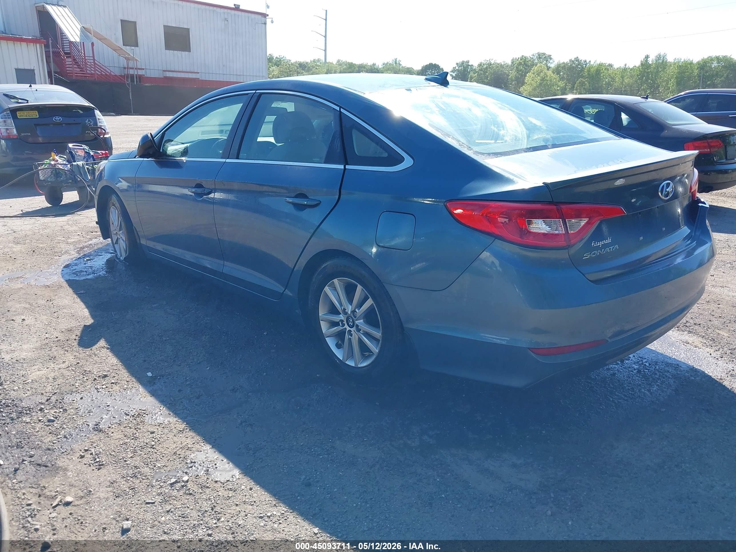 2015 Hyundai Sonata Se Blue vin: 5NPE24AF0FH255768