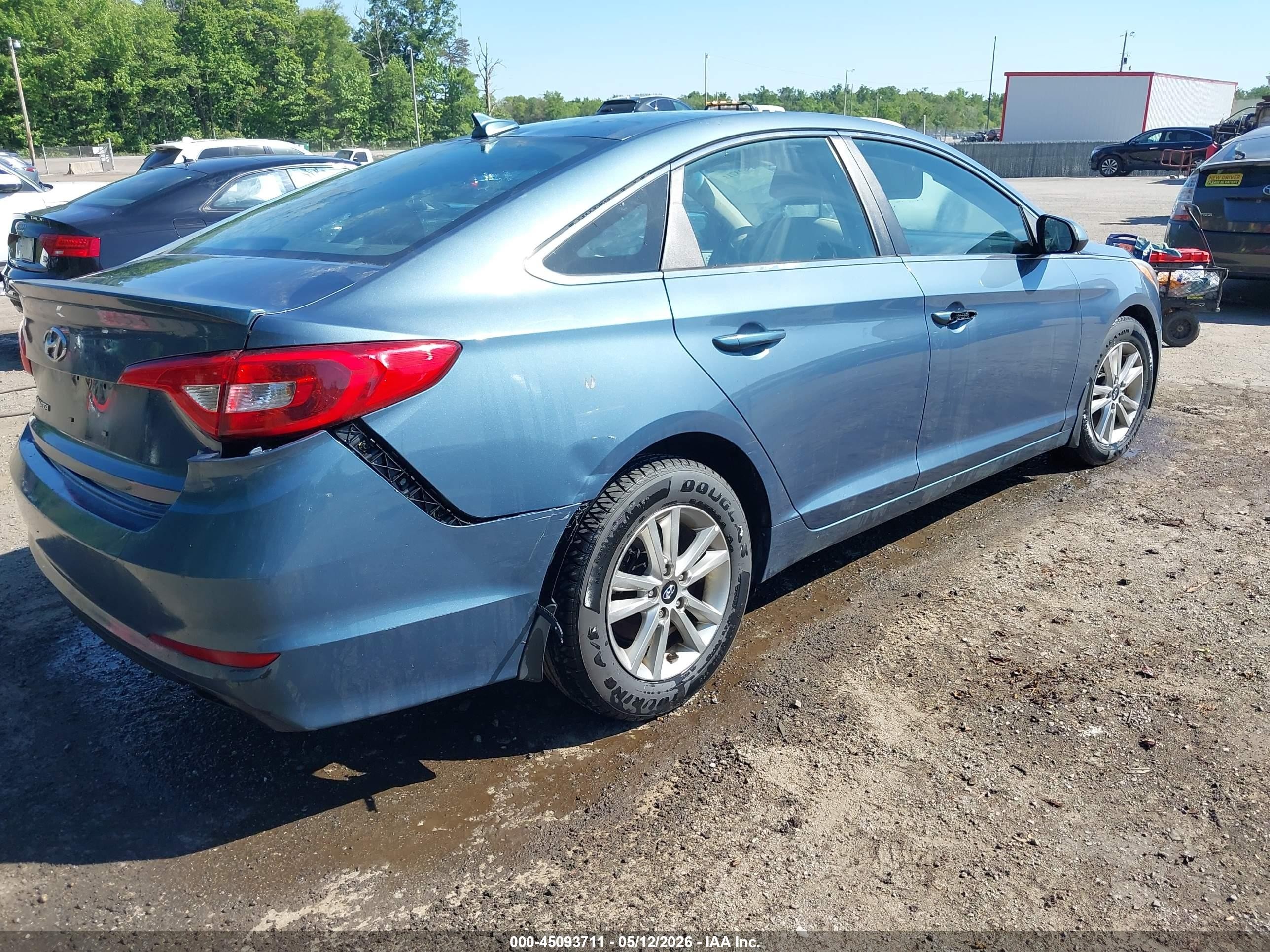 2015 Hyundai Sonata Se Blue vin: 5NPE24AF0FH255768