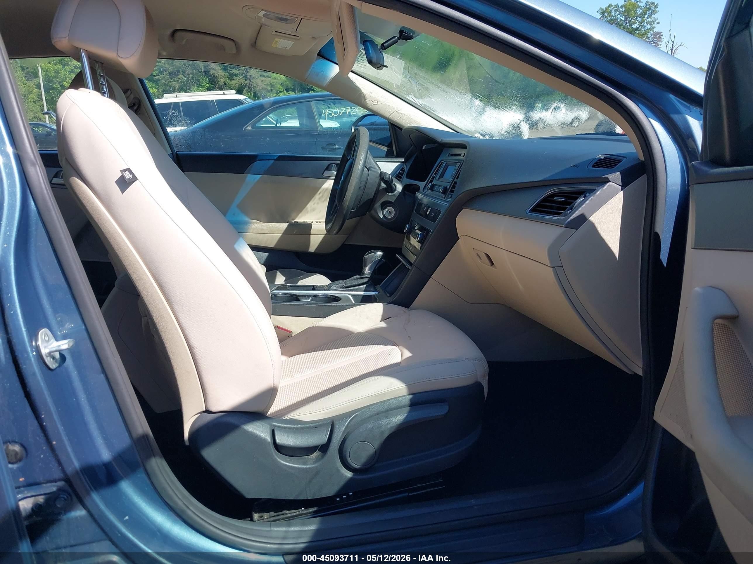 2015 Hyundai Sonata Se Blue vin: 5NPE24AF0FH255768