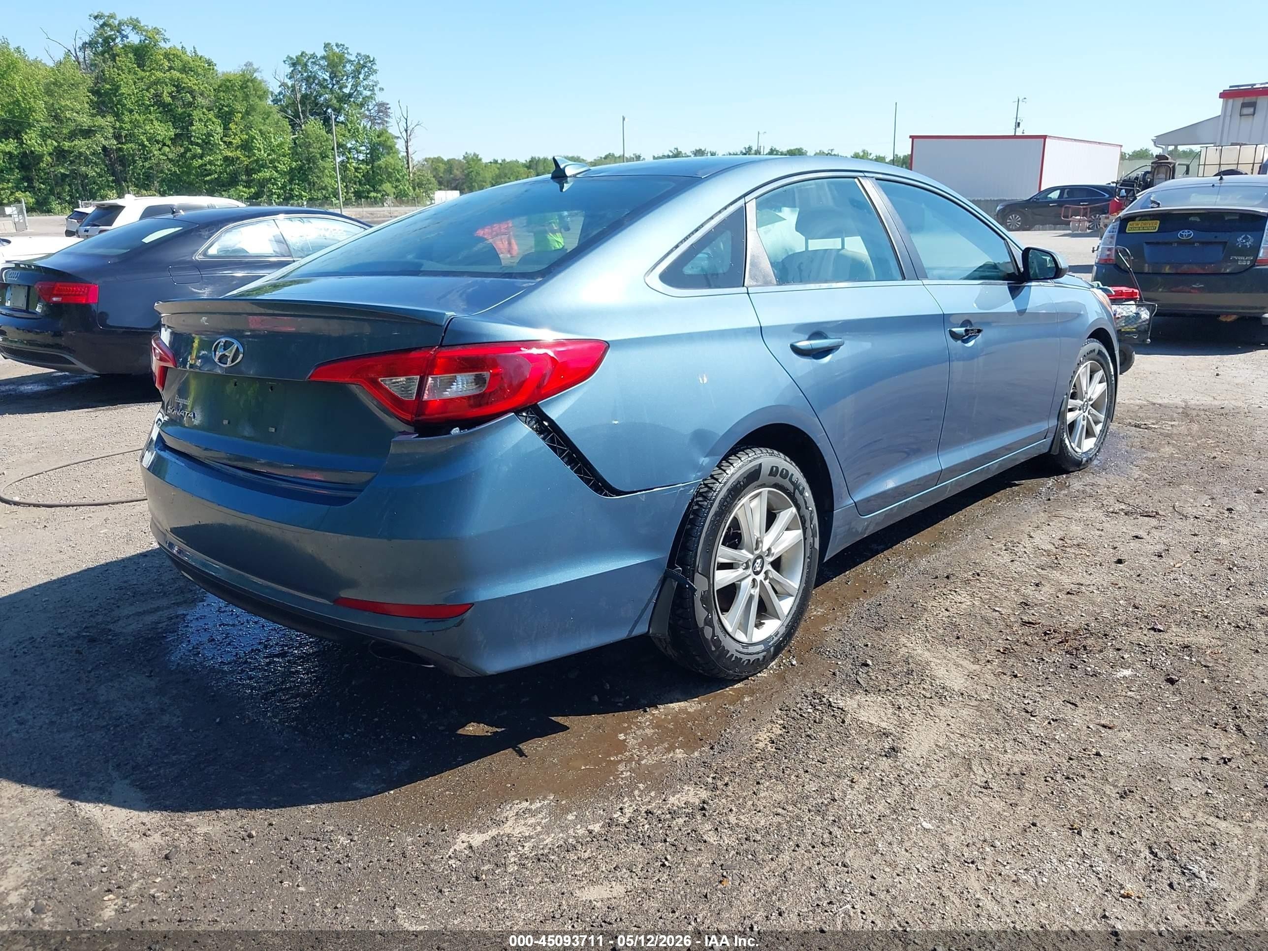 2015 Hyundai Sonata Se Blue vin: 5NPE24AF0FH255768
