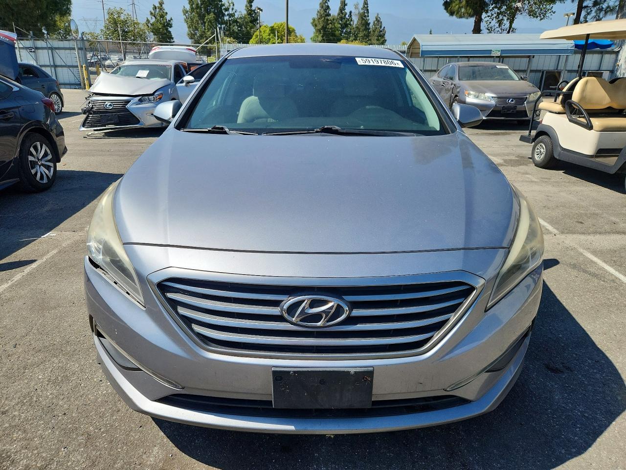 2015 Hyundai Sonata Se Silver vin: 5NPE24AF0FH258234