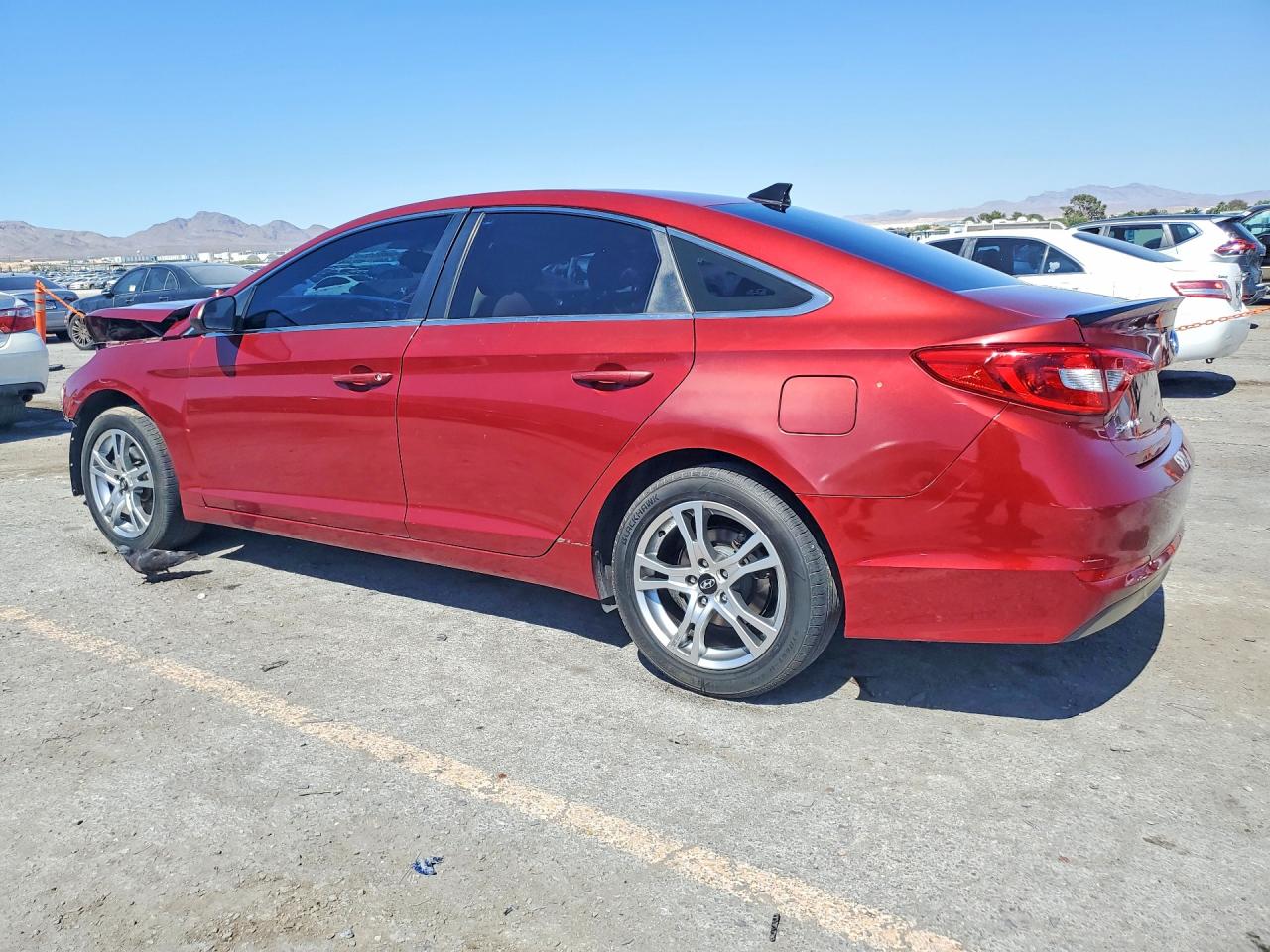 2016 Hyundai Sonata Se Red vin: 5NPE24AF0GH267419