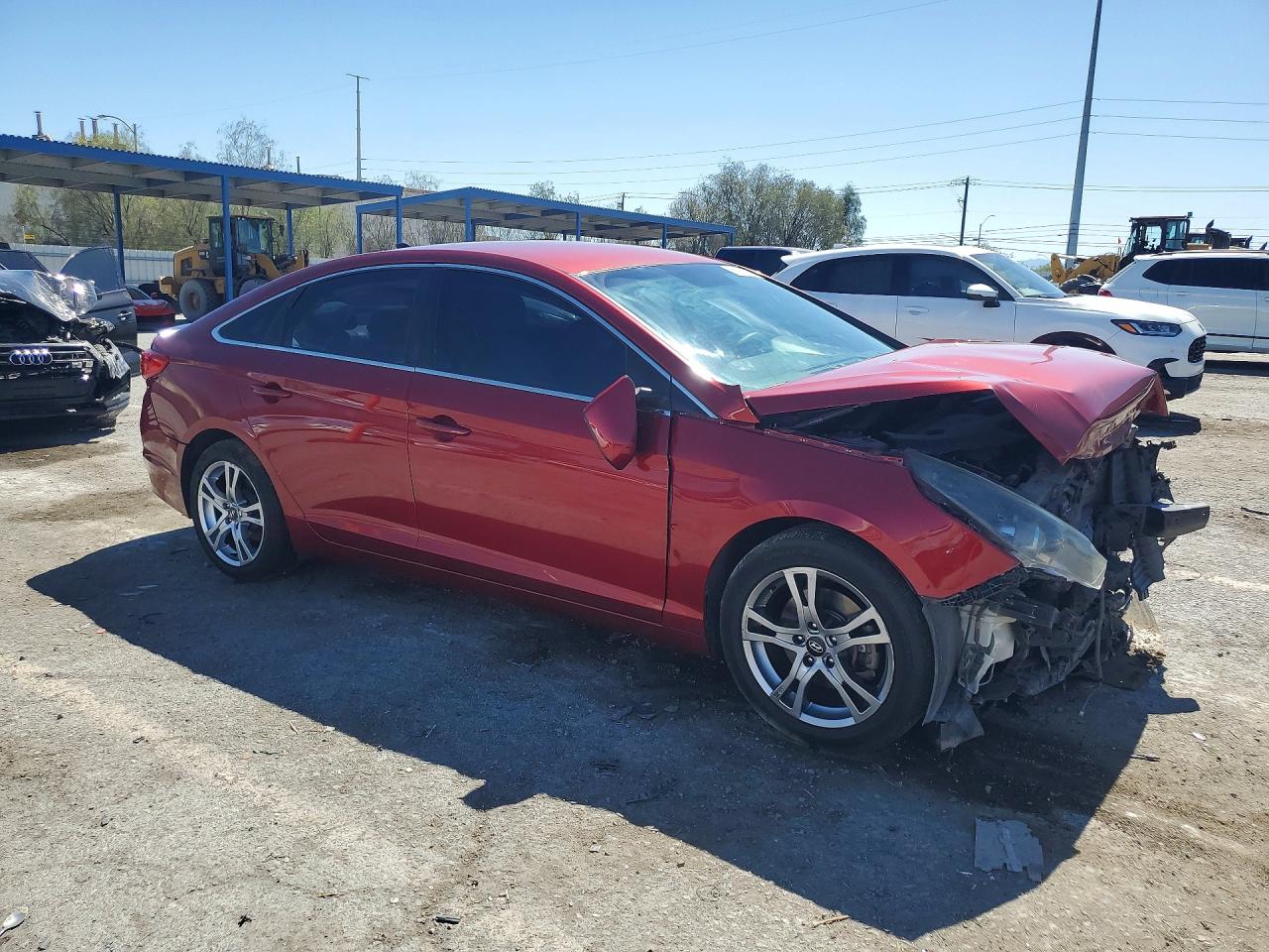 2016 Hyundai Sonata Se Red vin: 5NPE24AF0GH267419