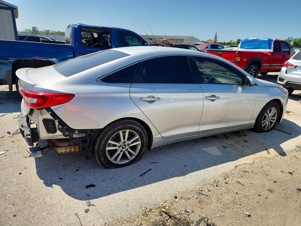 2016 Hyundai Sonata Se Silver vin: 5NPE24AF0GH403032
