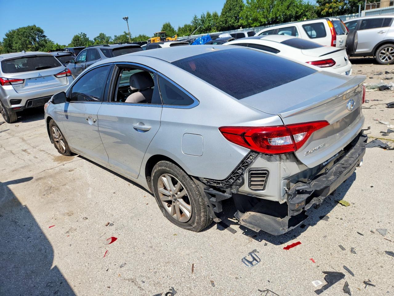 2016 Hyundai Sonata Se Silver vin: 5NPE24AF0GH403032