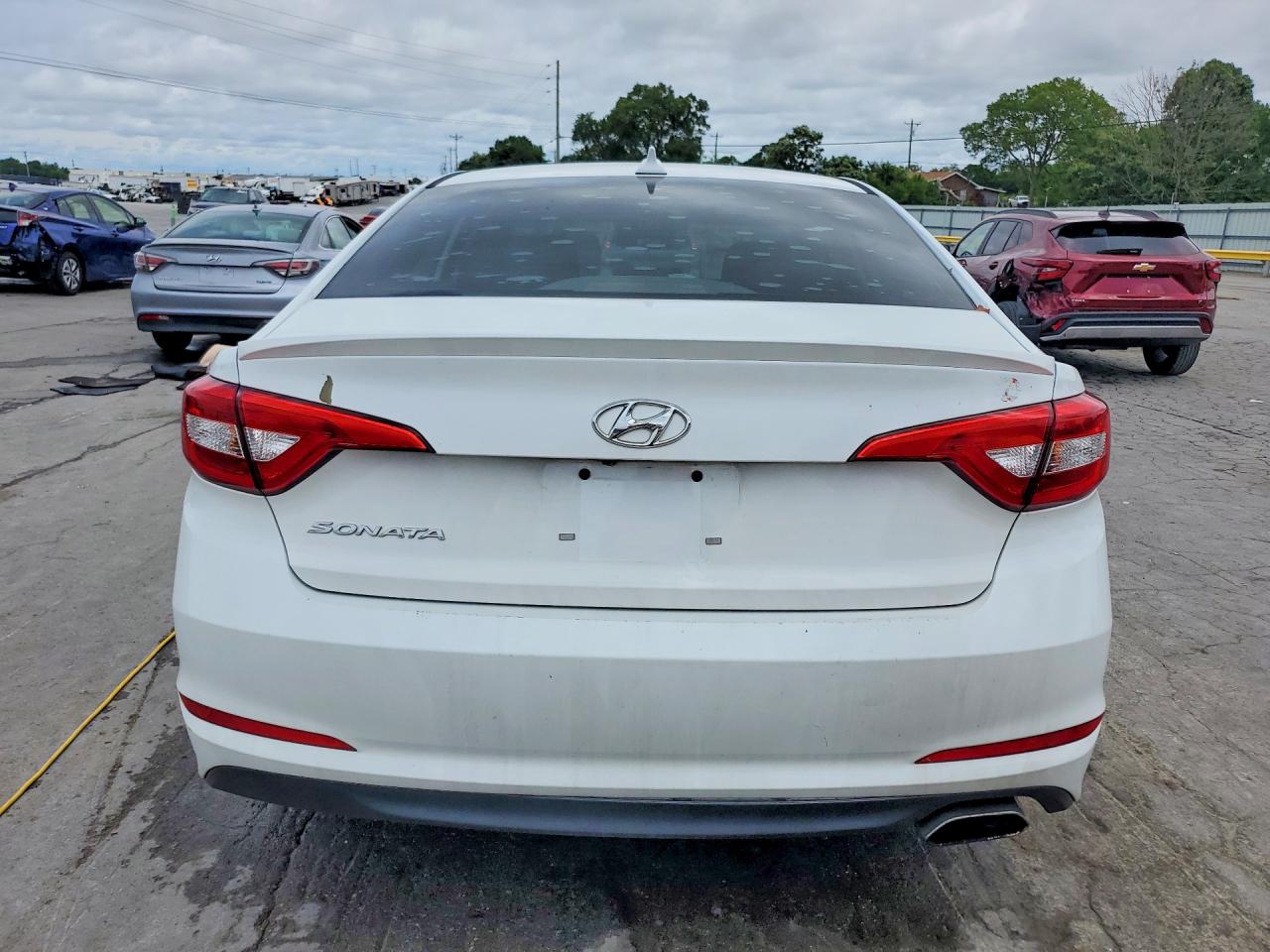 2017 Hyundai Sonata Se White vin: 5NPE24AF0HH543146