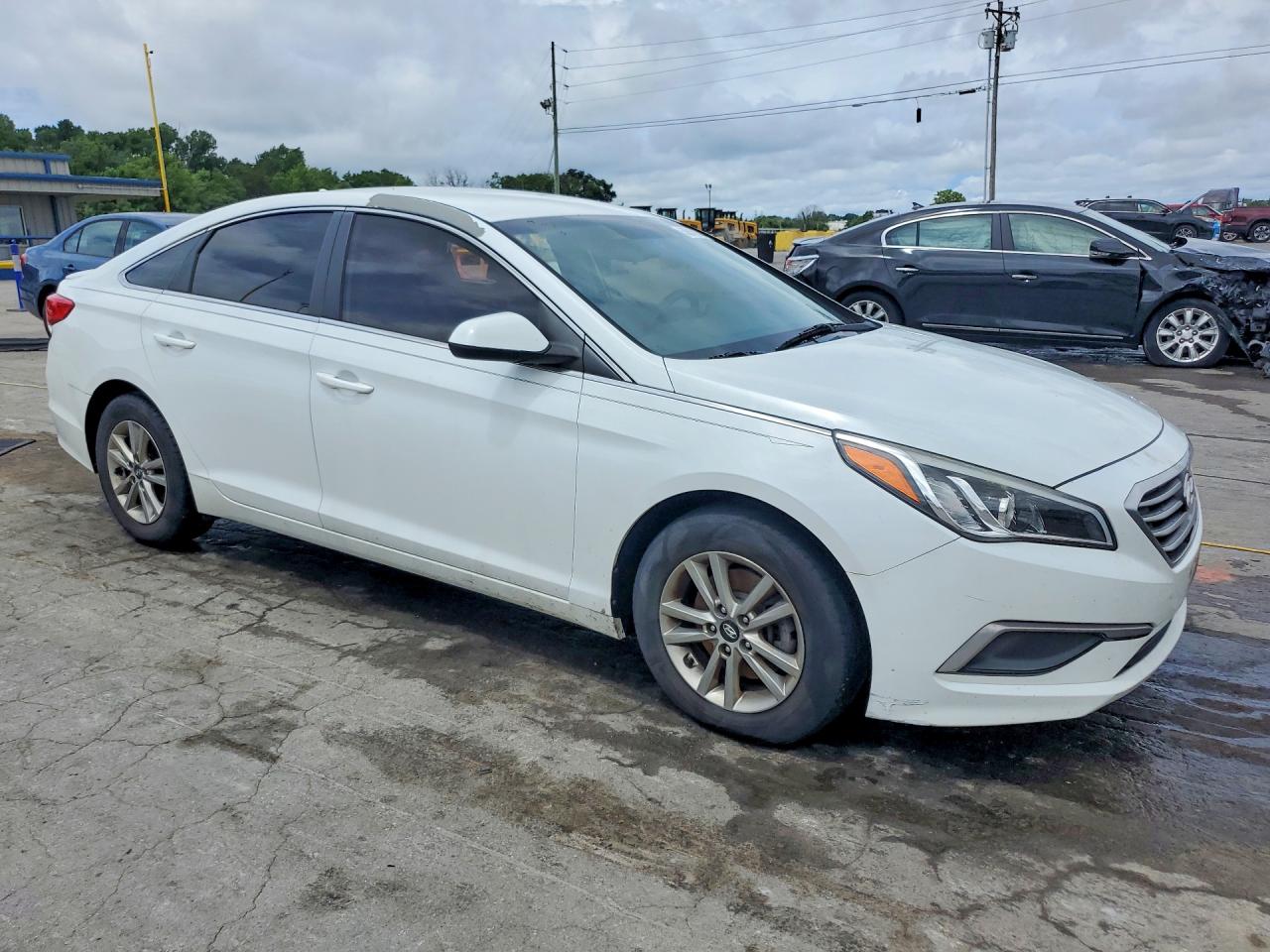 2017 Hyundai Sonata Se White vin: 5NPE24AF0HH543146