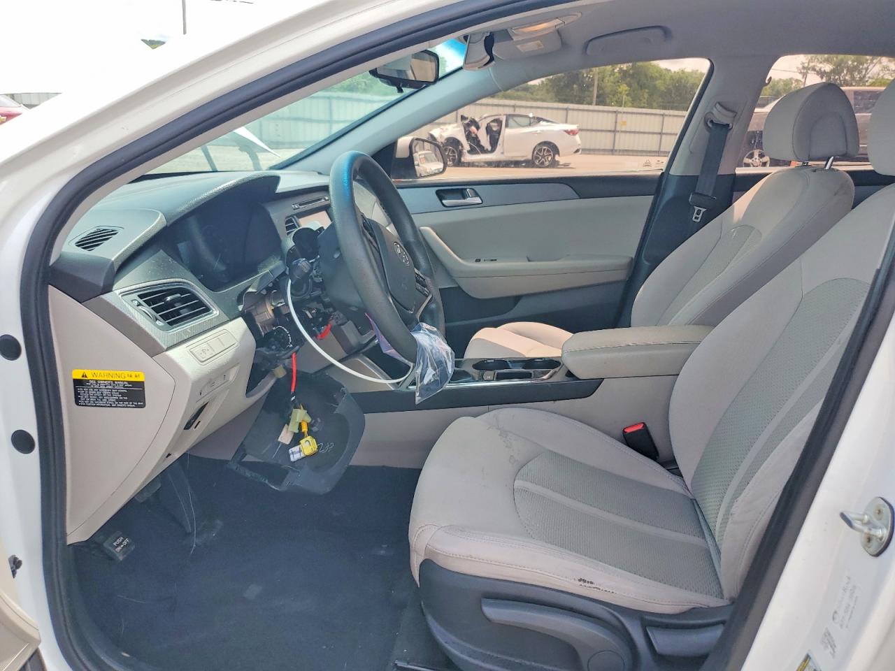2017 Hyundai Sonata Se White vin: 5NPE24AF0HH543146