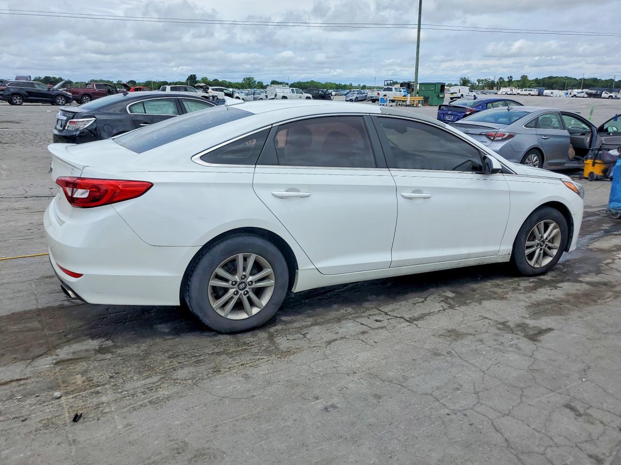 2017 Hyundai Sonata Se White vin: 5NPE24AF0HH543146