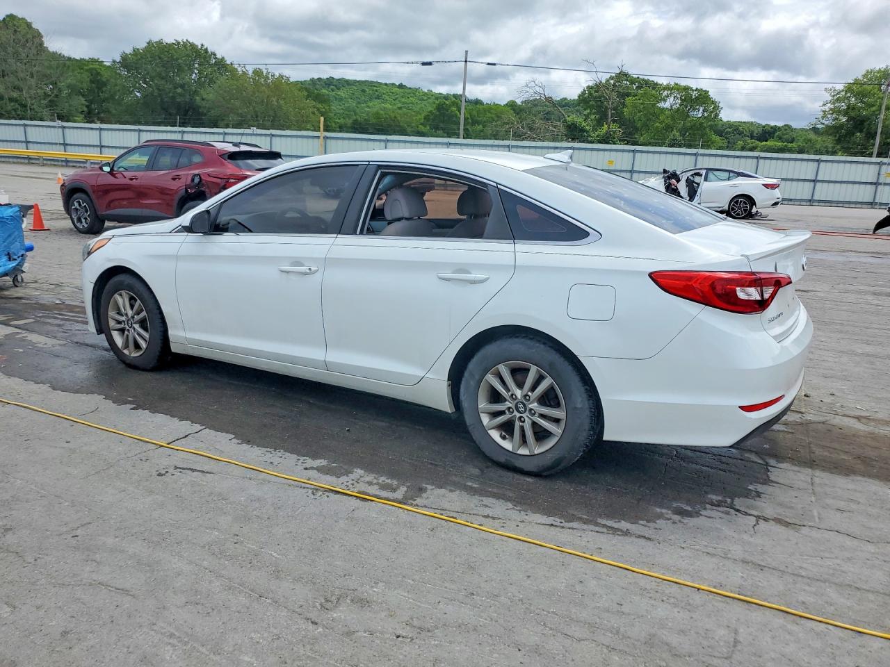 2017 Hyundai Sonata Se White vin: 5NPE24AF0HH543146