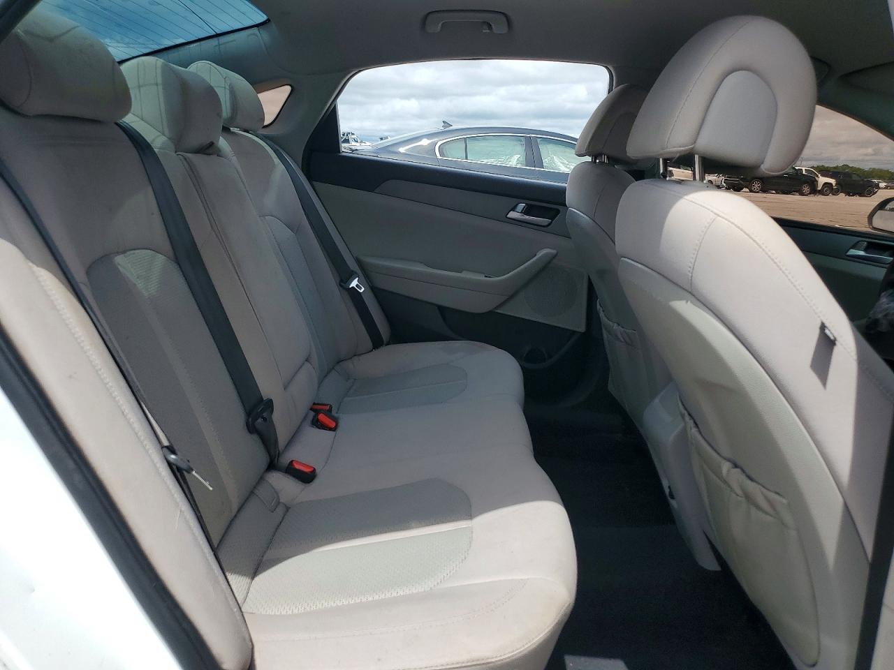 2017 Hyundai Sonata Se White vin: 5NPE24AF0HH543146
