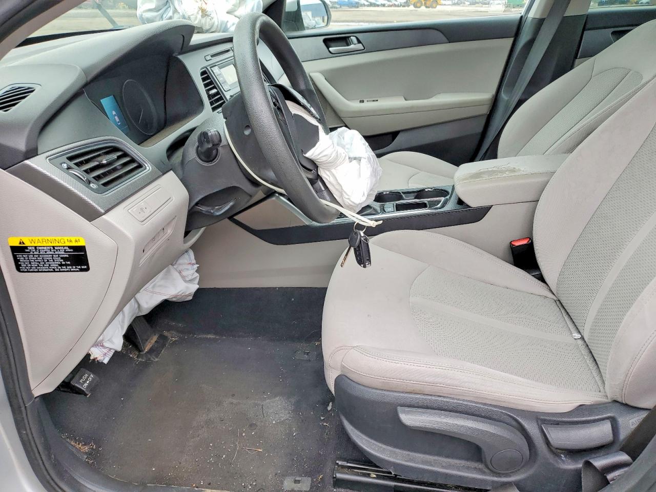 2017 Hyundai Sonata Se Silver vin: 5NPE24AF0HH545818