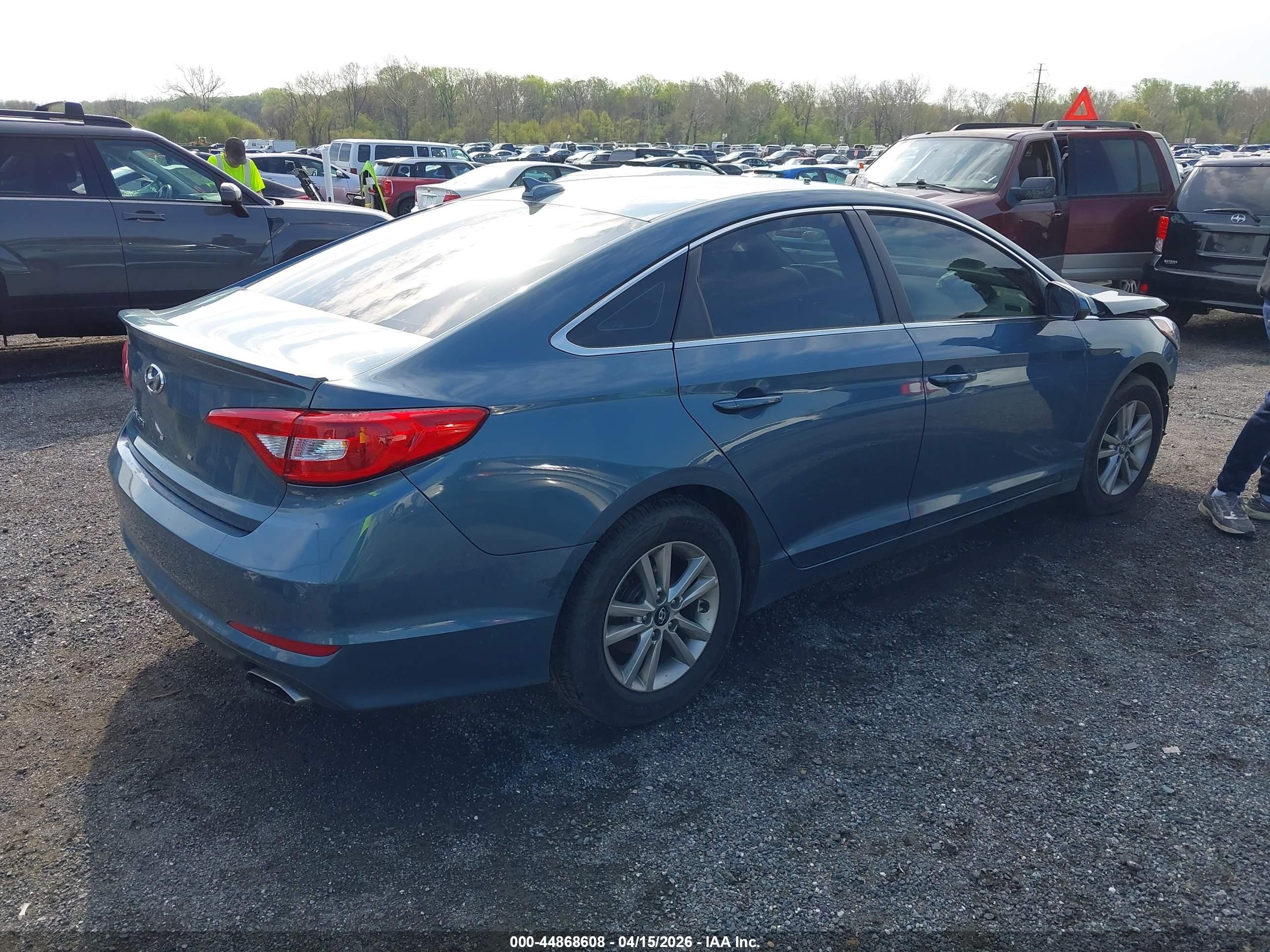 2017 Hyundai Sonata Se Blue vin: 5NPE24AF0HH574252