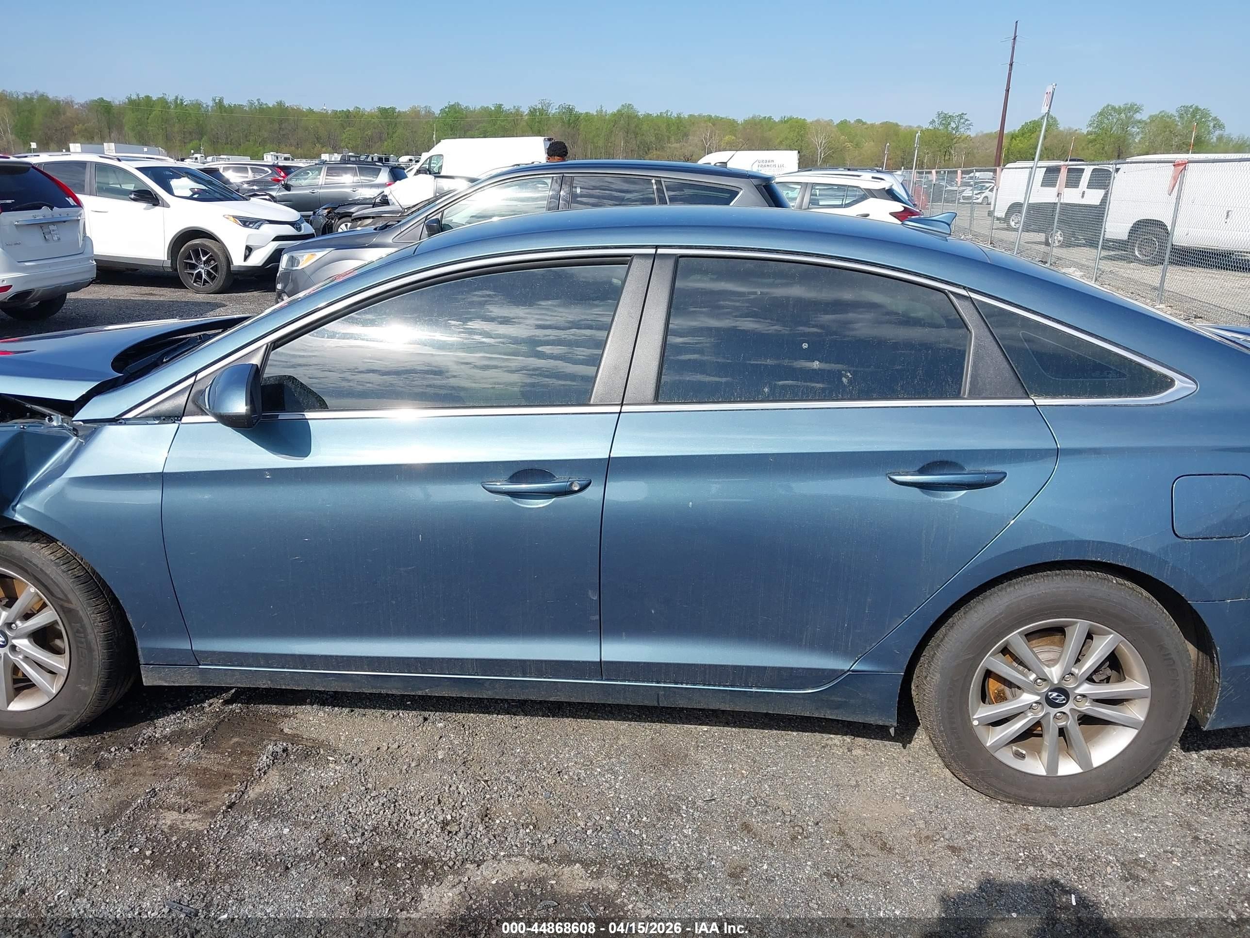 2017 Hyundai Sonata Se Blue vin: 5NPE24AF0HH574252