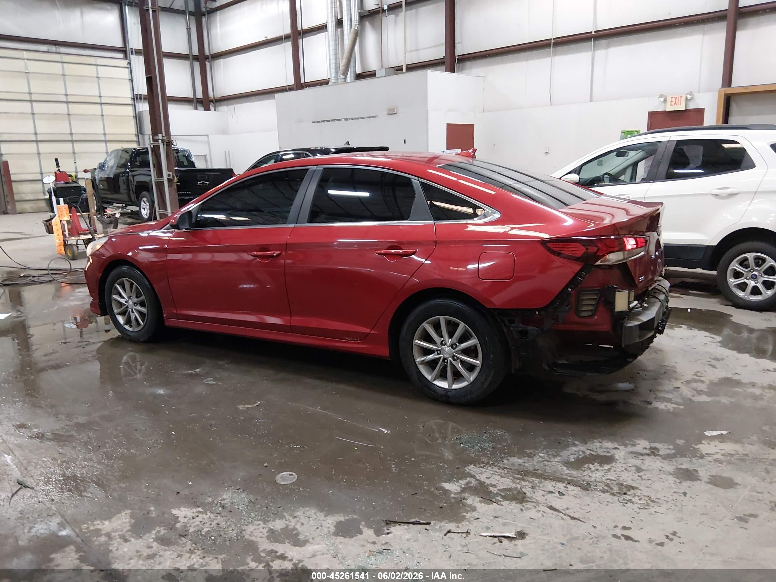 2018 Hyundai Sonata Se Red vin: 5NPE24AF0JH605859