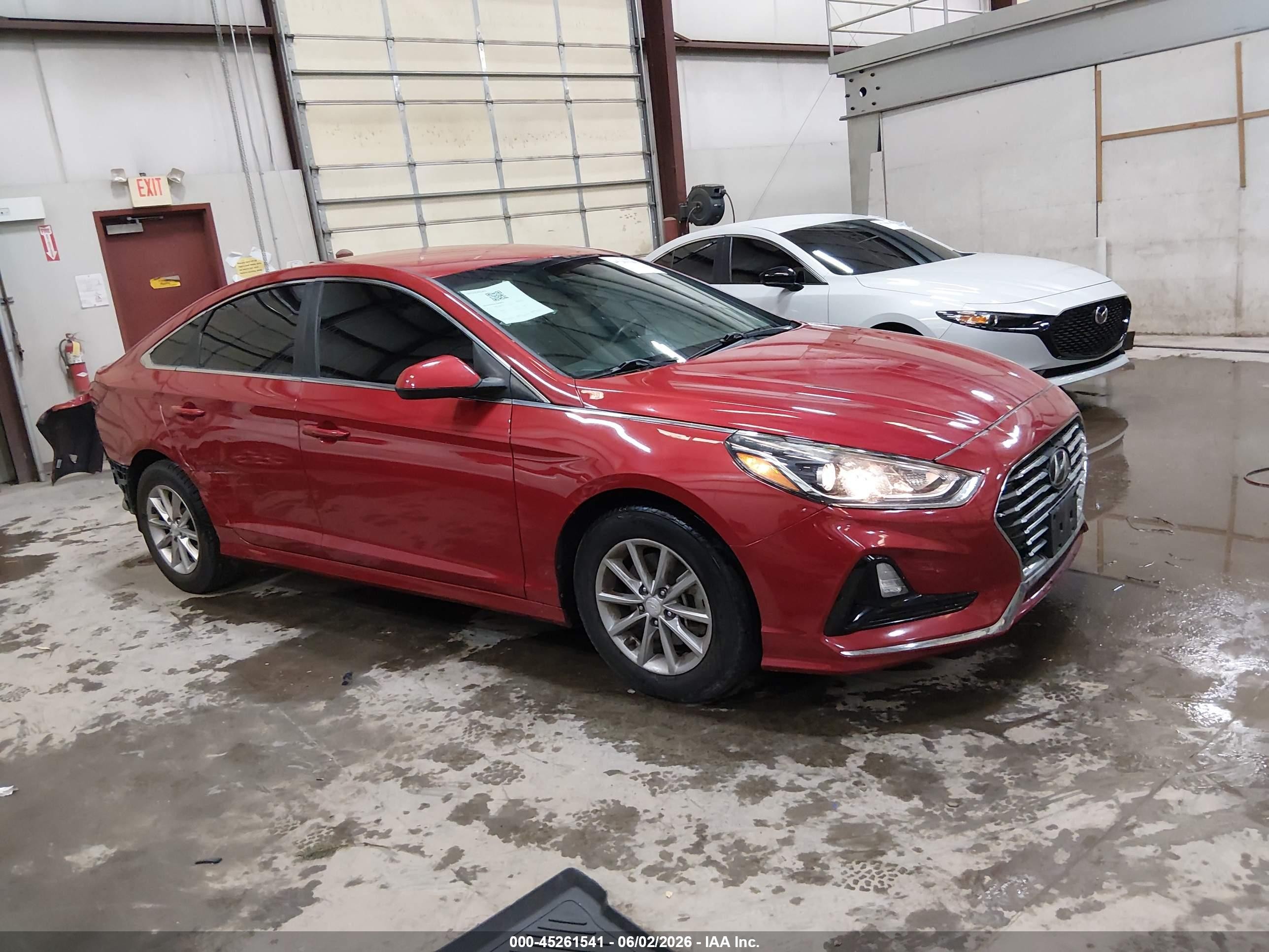2018 Hyundai Sonata Se Red vin: 5NPE24AF0JH605859