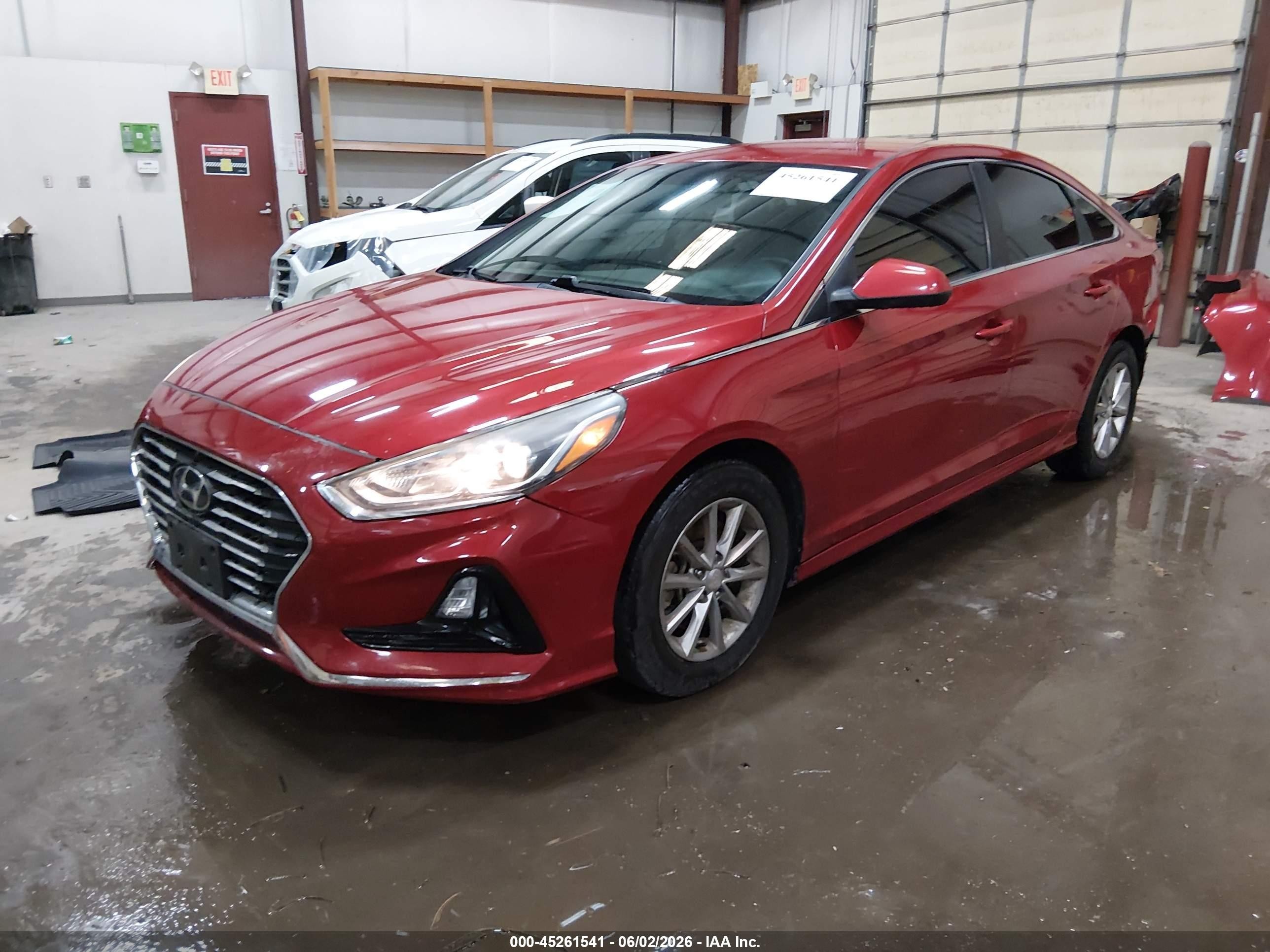 2018 Hyundai Sonata Se Red vin: 5NPE24AF0JH605859