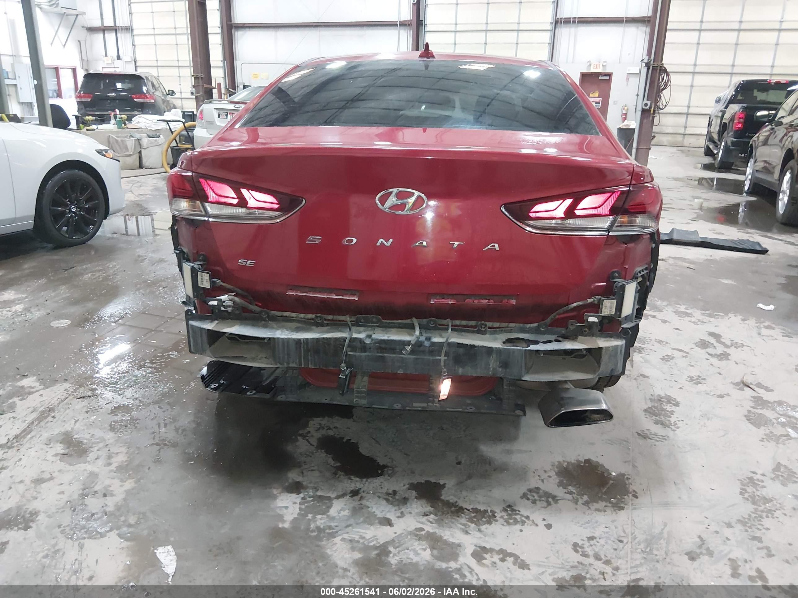 2018 Hyundai Sonata Se Red vin: 5NPE24AF0JH605859