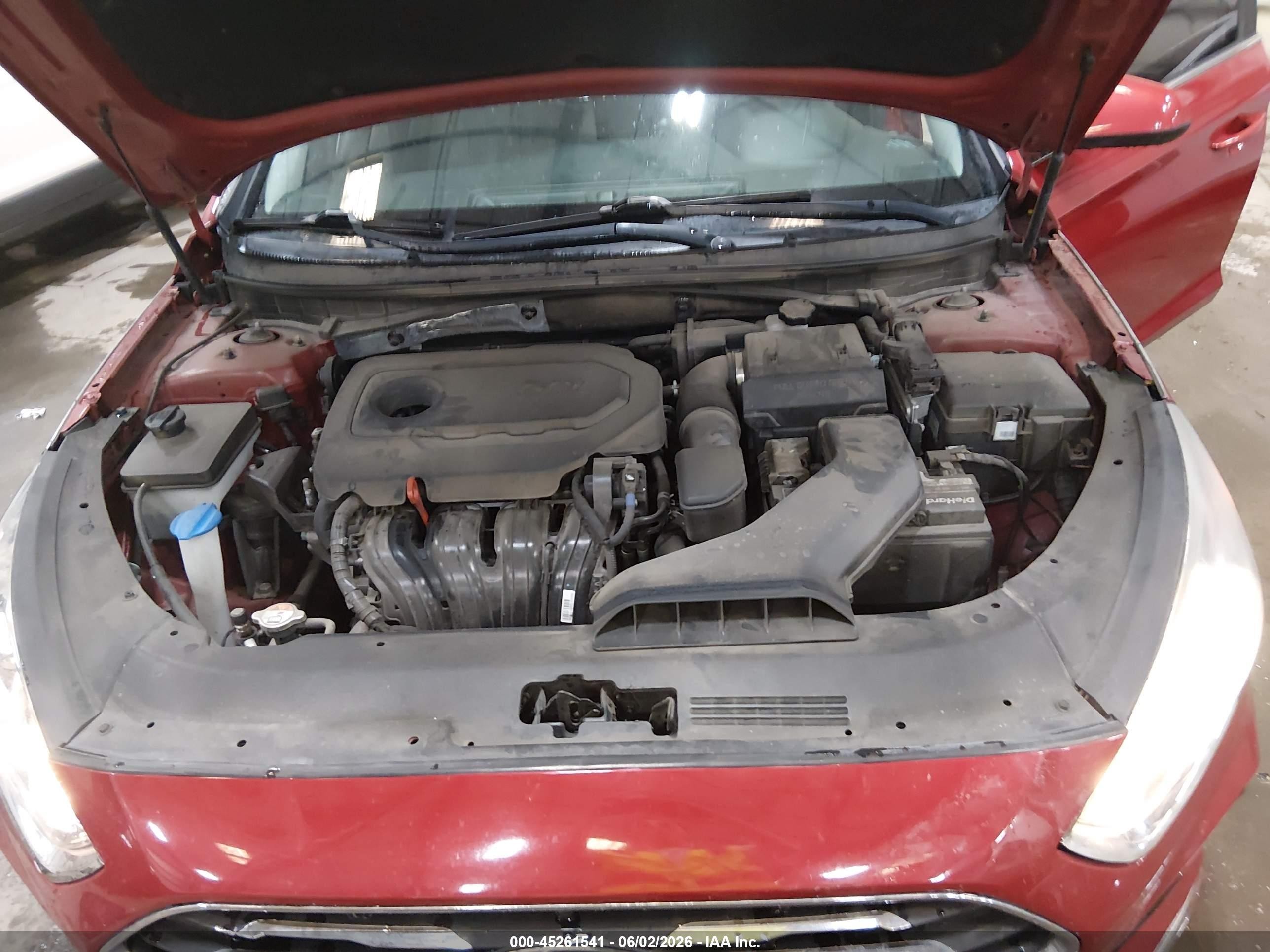 2018 Hyundai Sonata Se Red vin: 5NPE24AF0JH605859