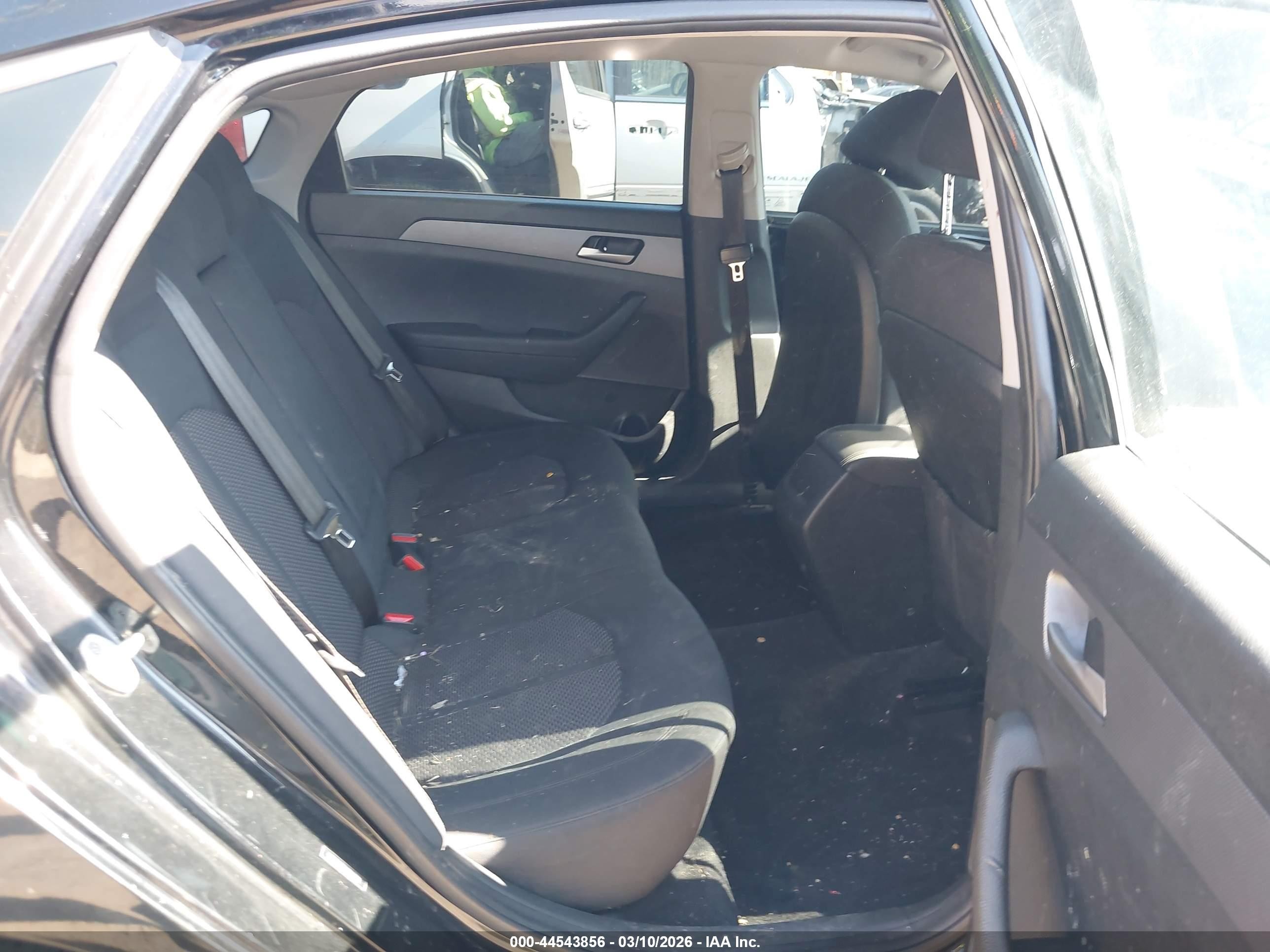 2018 Hyundai Sonata Se Black vin: 5NPE24AF0JH644368