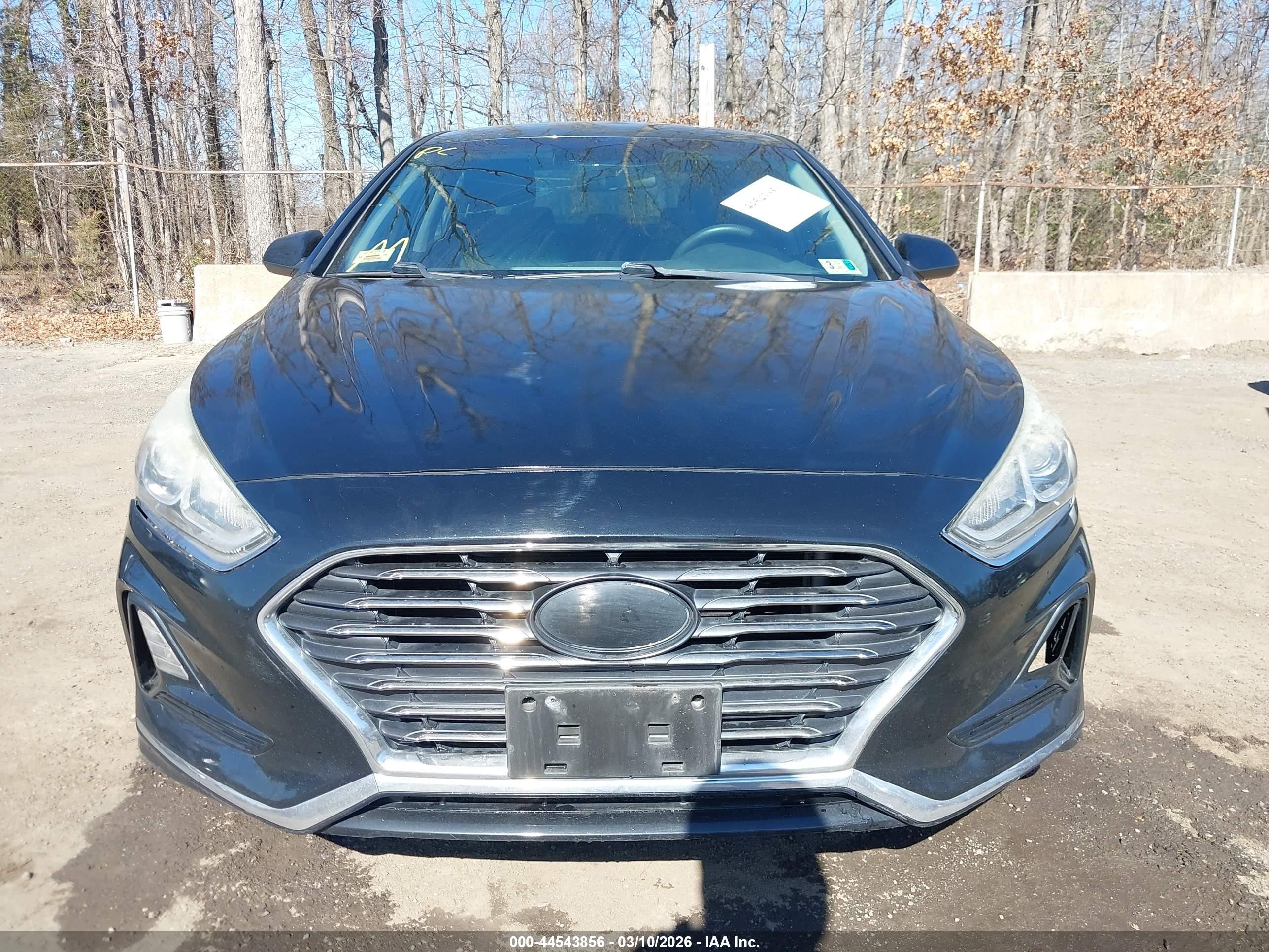 2018 Hyundai Sonata Se Black vin: 5NPE24AF0JH644368