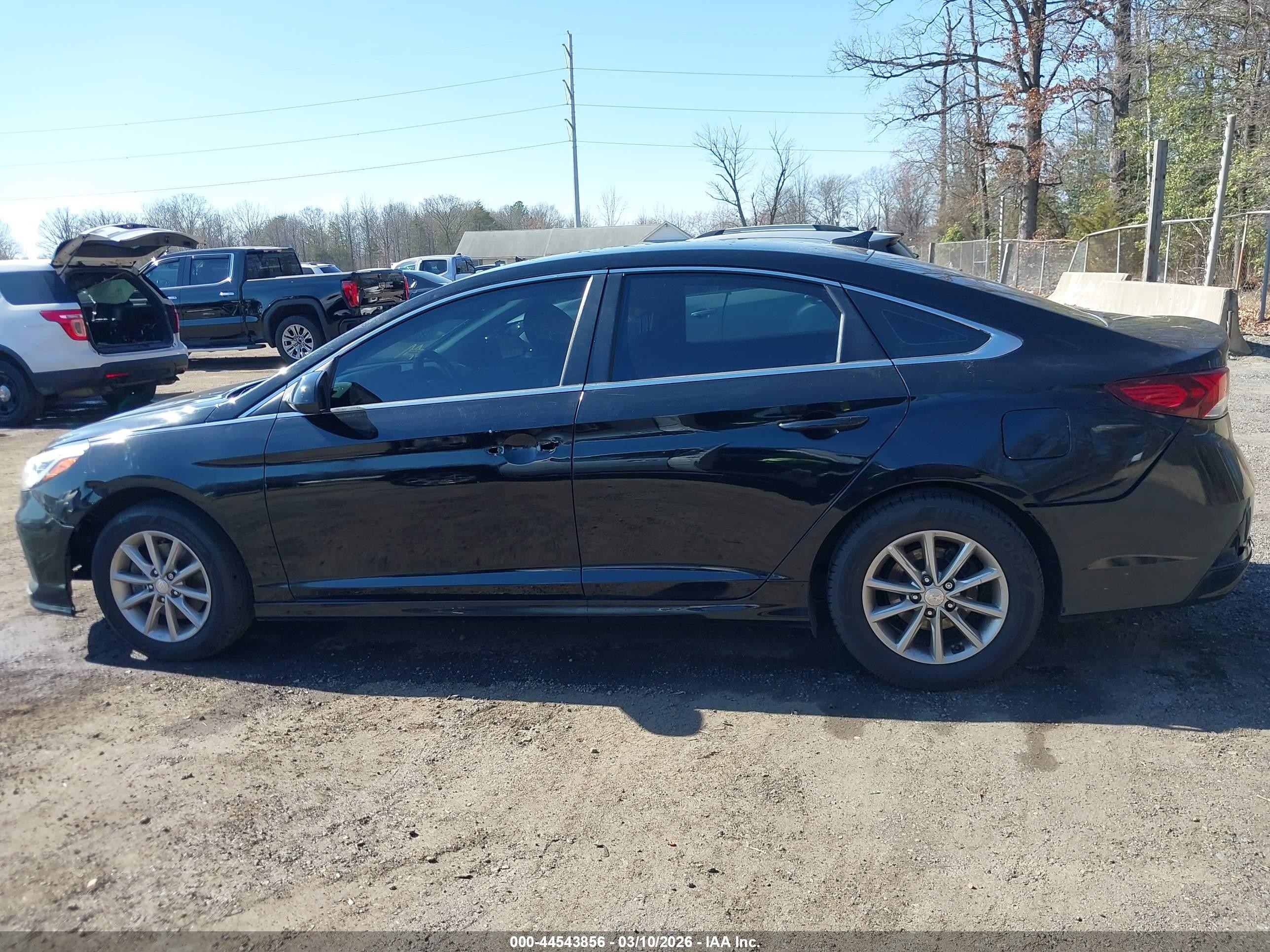 2018 Hyundai Sonata Se Black vin: 5NPE24AF0JH644368