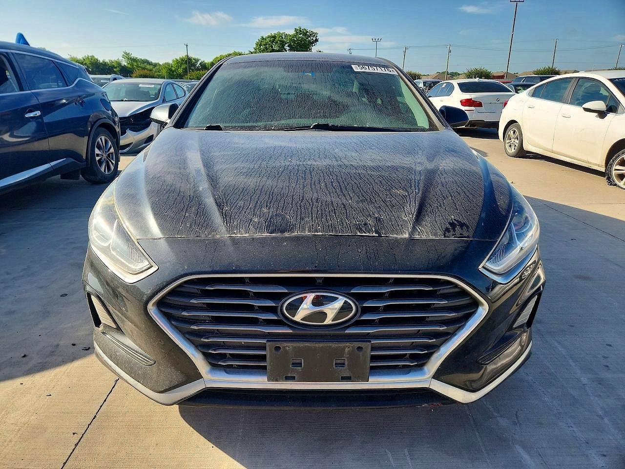 2019 Hyundai Sonata Se Black vin: 5NPE24AF0KH740499