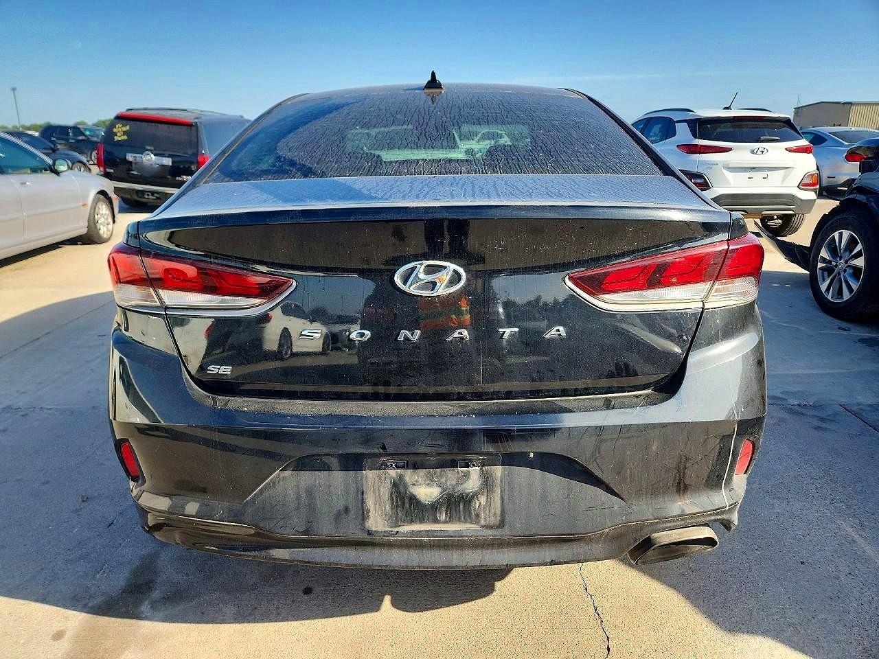 2019 Hyundai Sonata Se Black vin: 5NPE24AF0KH740499