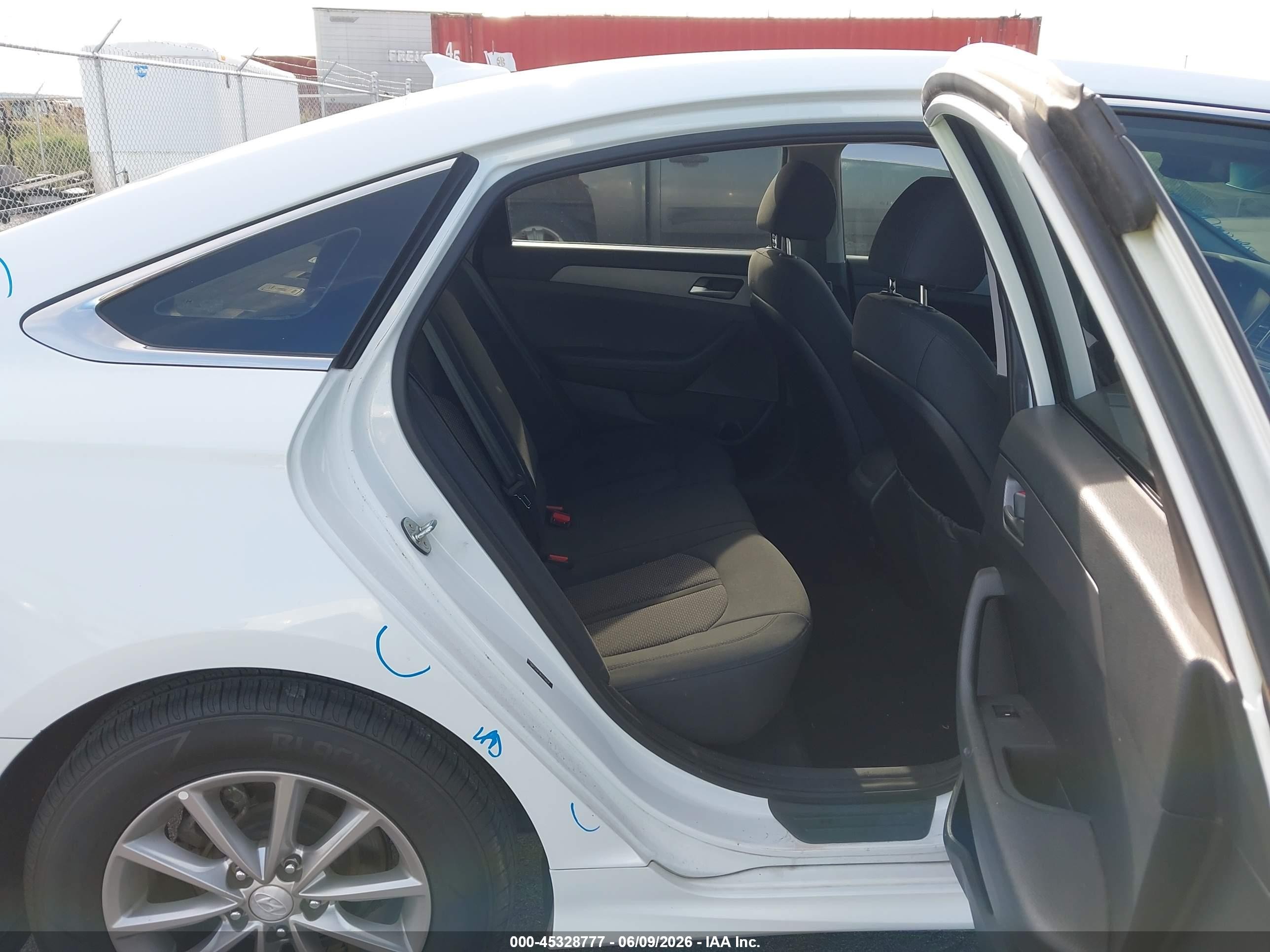 2019 Hyundai Sonata Se White vin: 5NPE24AF0KH754824