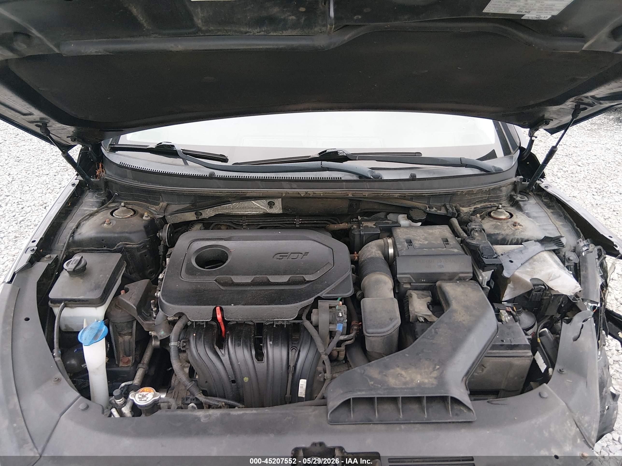 2019 Hyundai Sonata Se Black vin: 5NPE24AF0KH766293