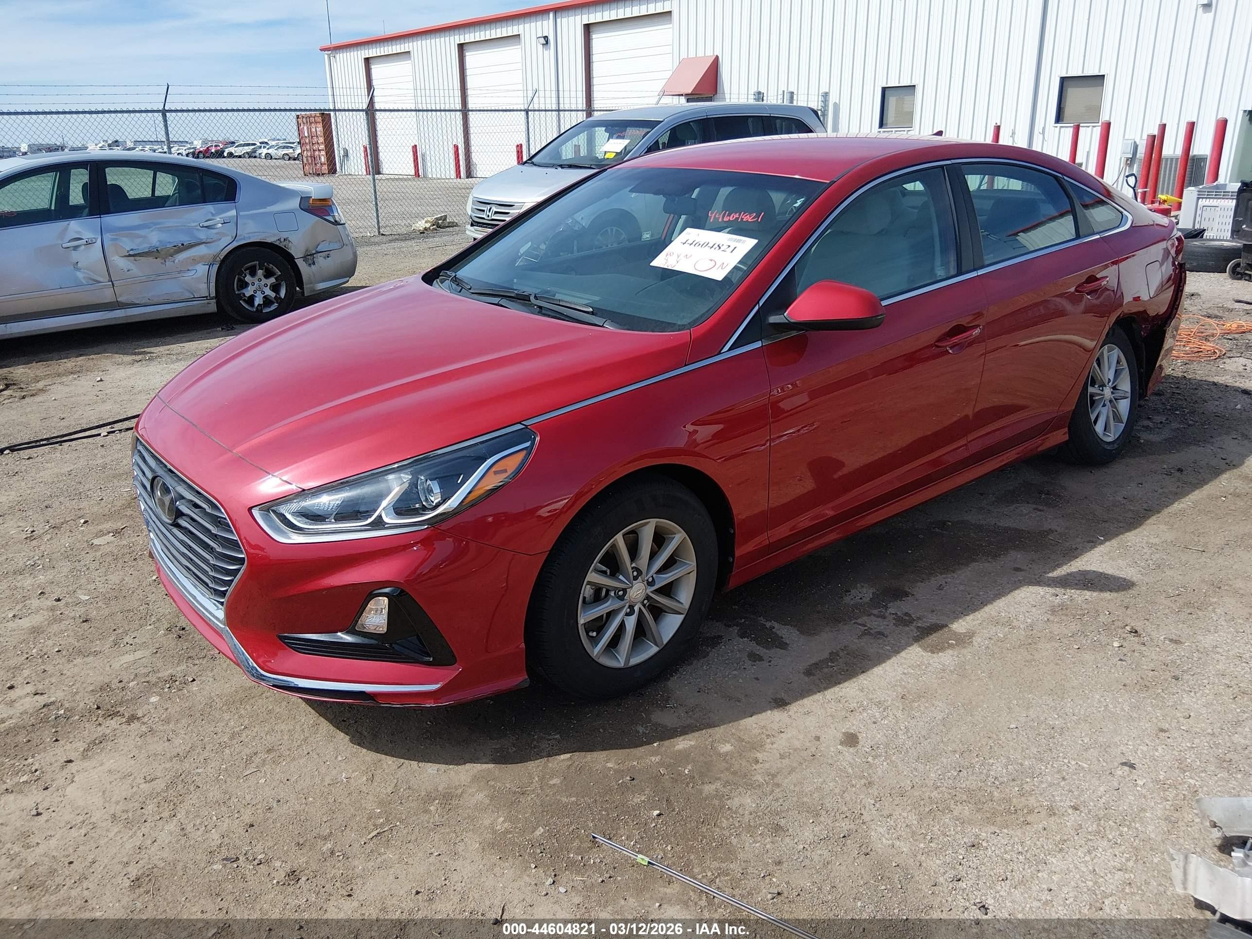 2019 Hyundai Sonata Se Red vin: 5NPE24AF0KH820370