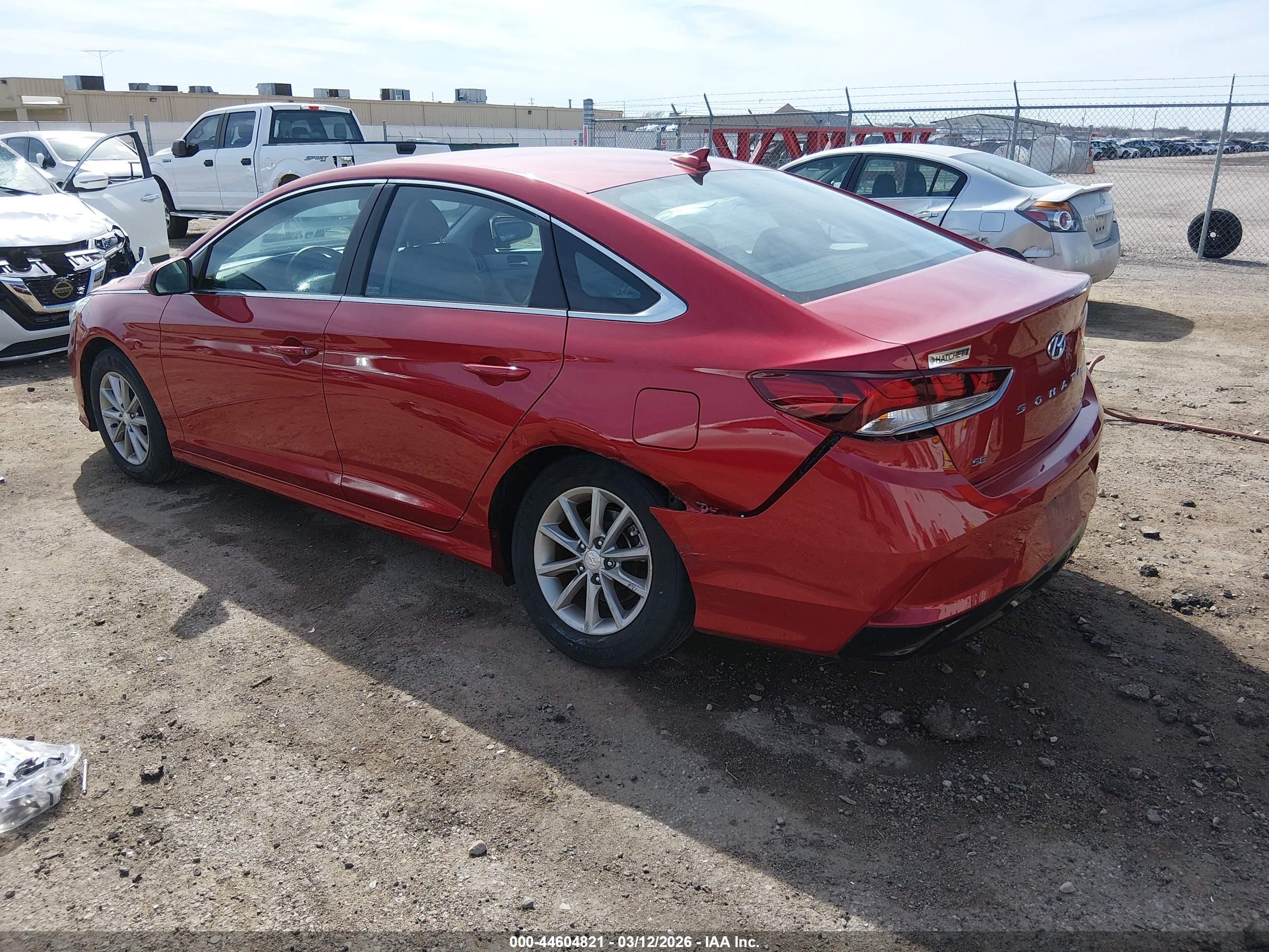 2019 Hyundai Sonata Se Red vin: 5NPE24AF0KH820370